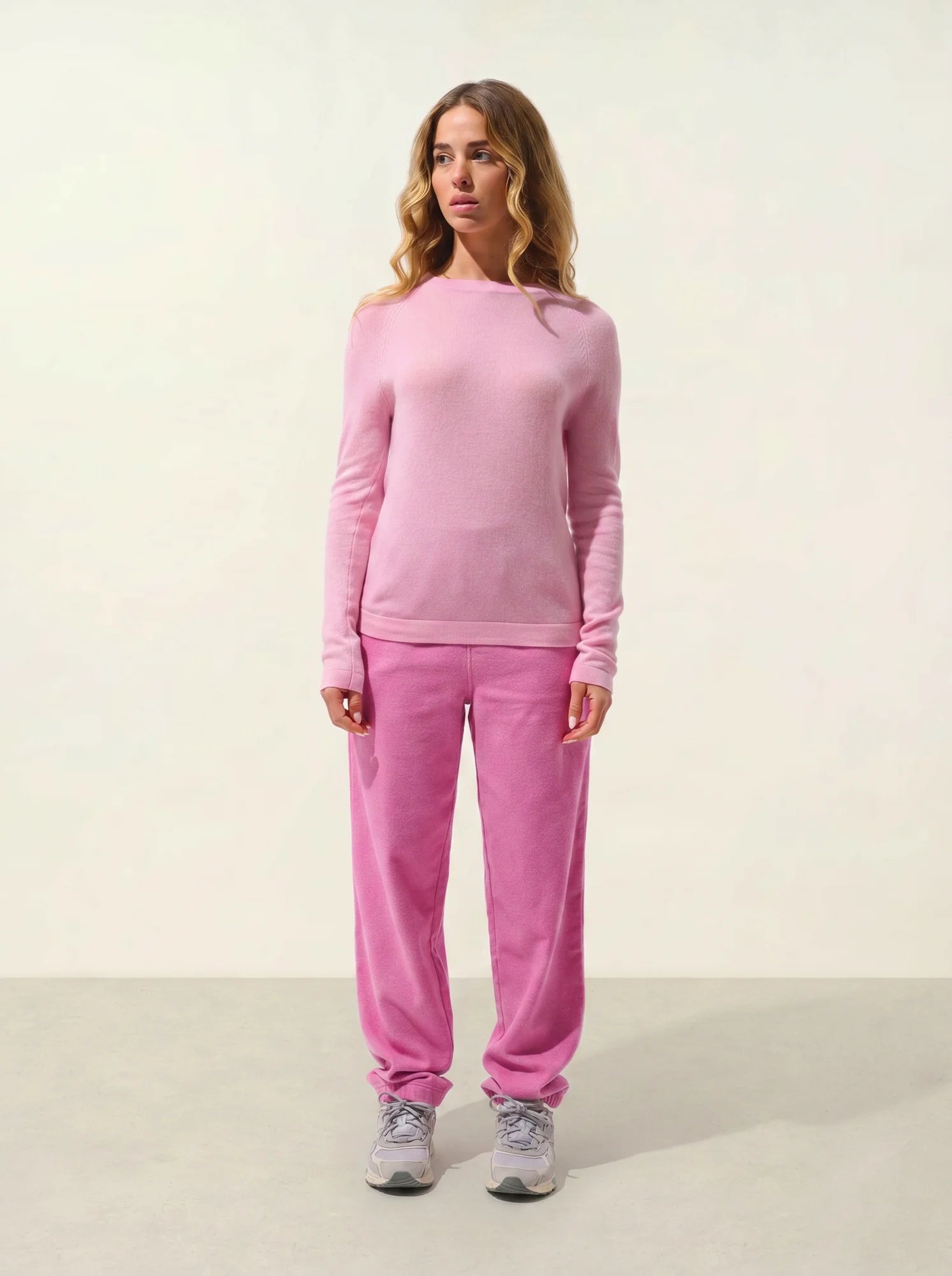 ECRIN pull col rond dragée