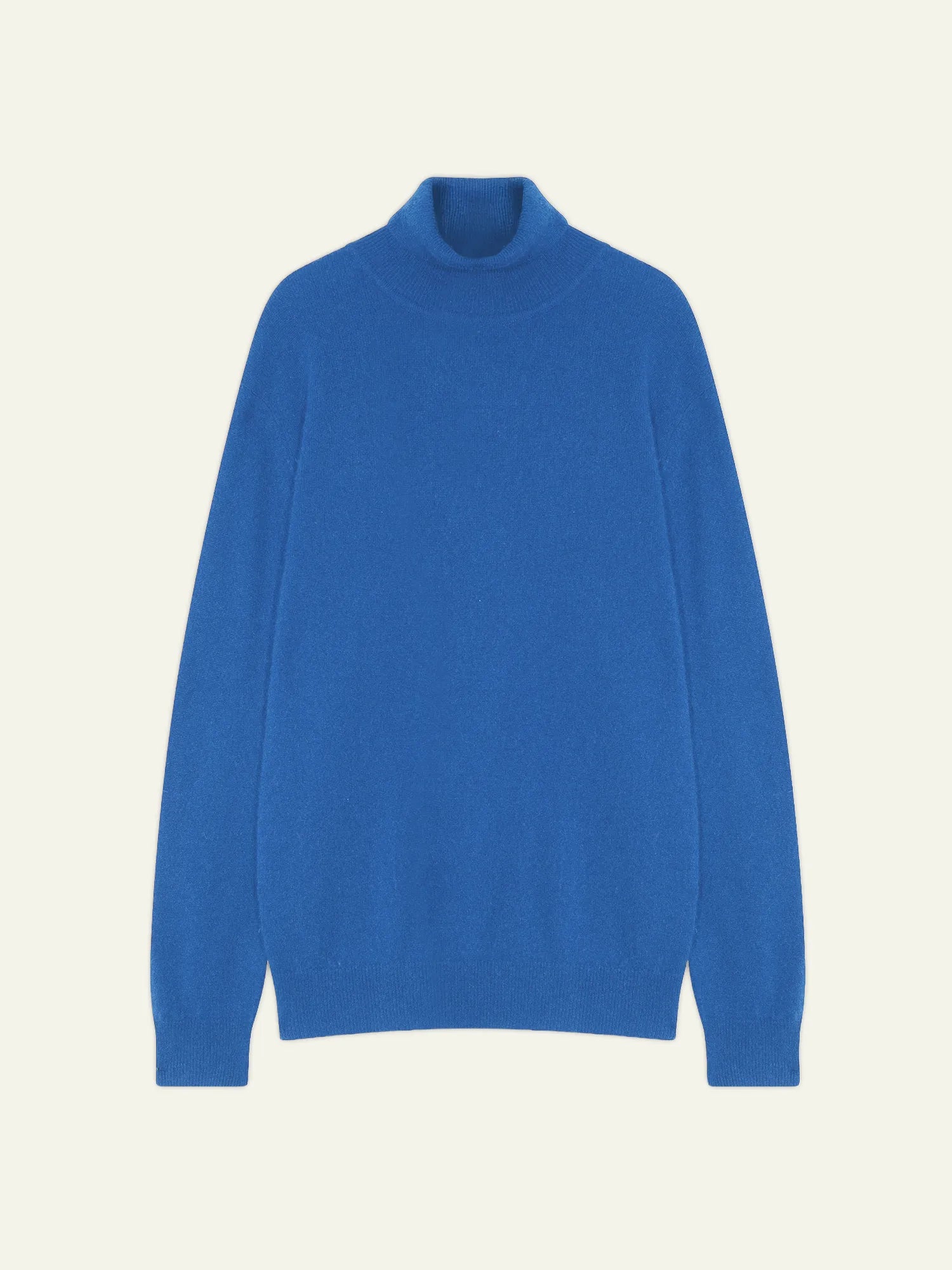 BANGE Pullover Rollkragen Elektroblau