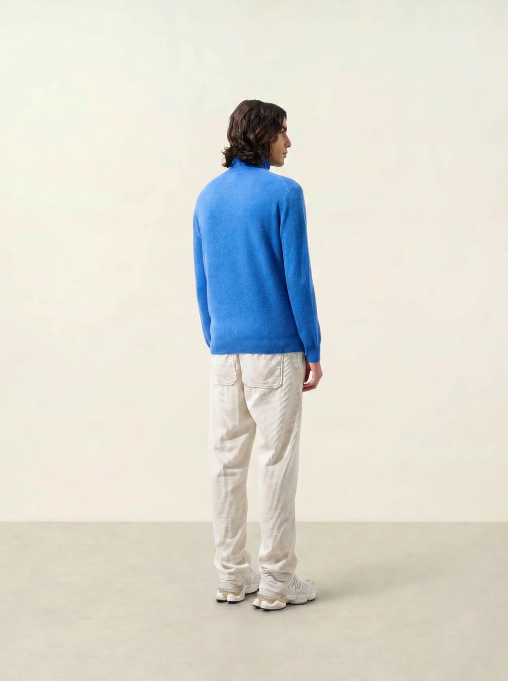 BANGE Pullover Rollkragen Elektroblau