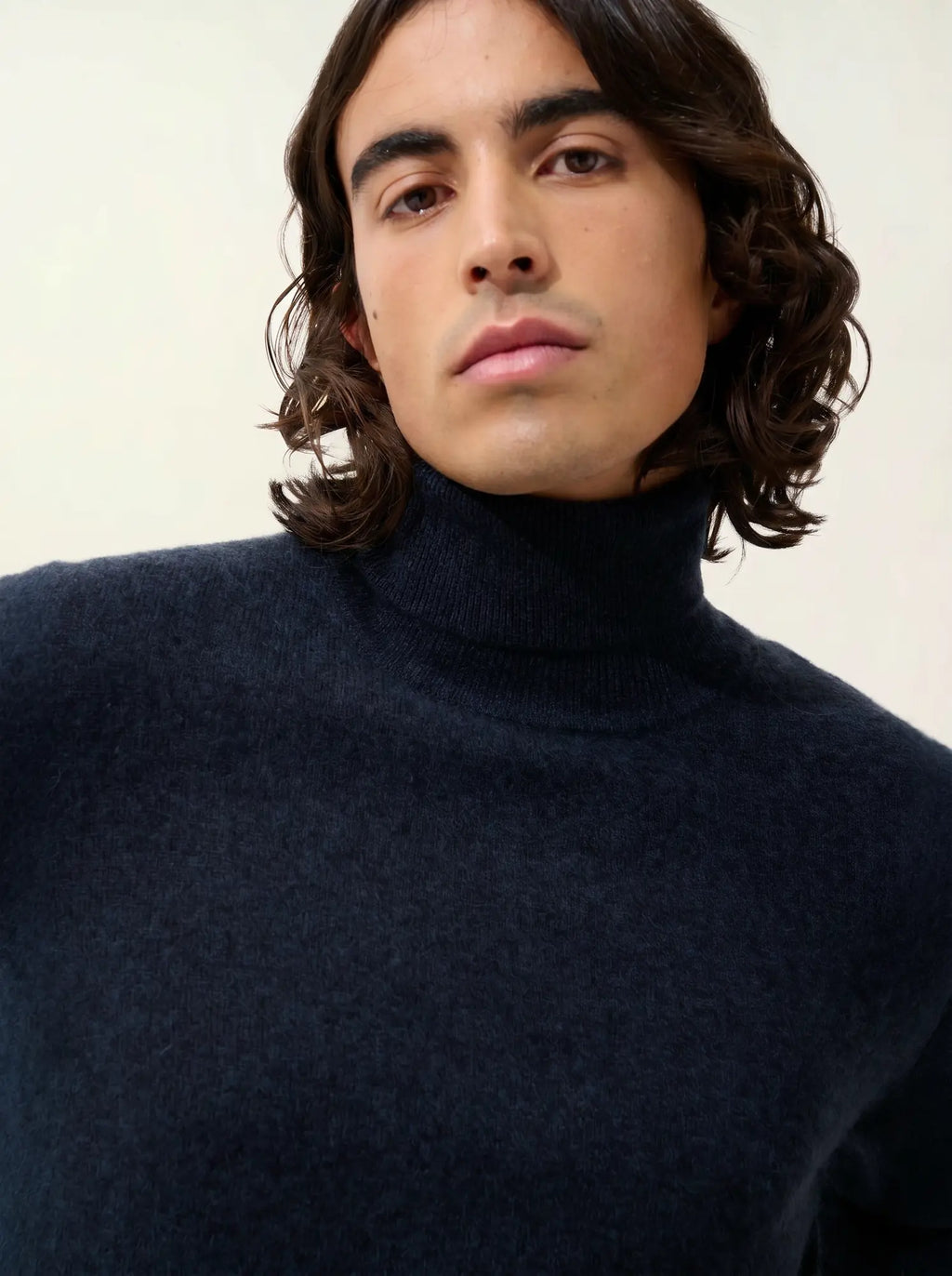 BANGE Pullover Rollkragen Kaviar