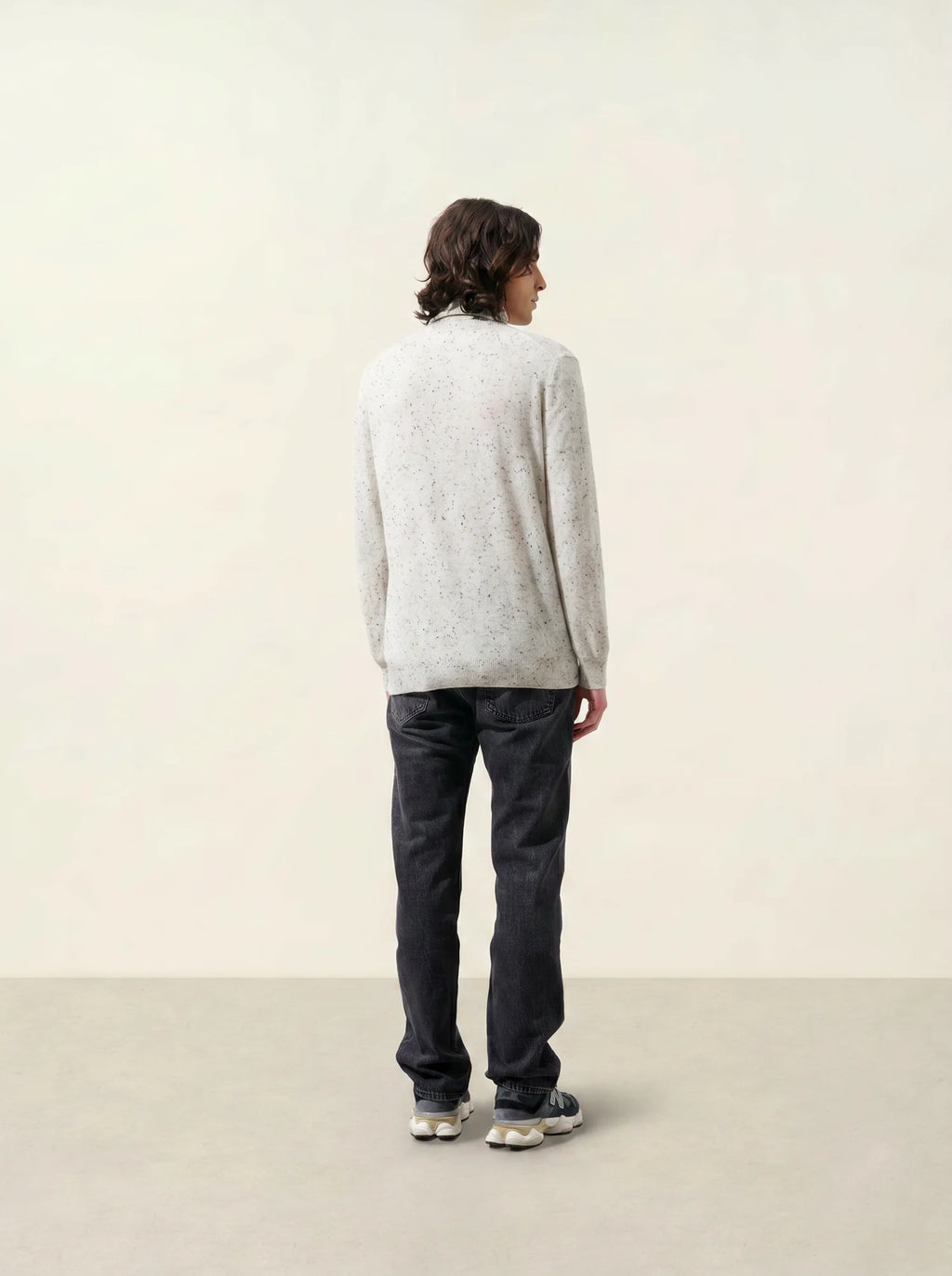 BANGE Pullover Rollkragen Grau und Schwarz