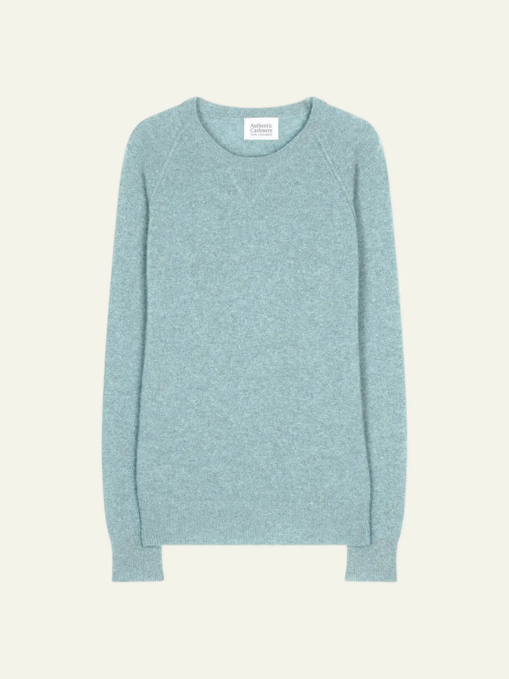 ETRET Sweater Crew Neck Heather Aqua