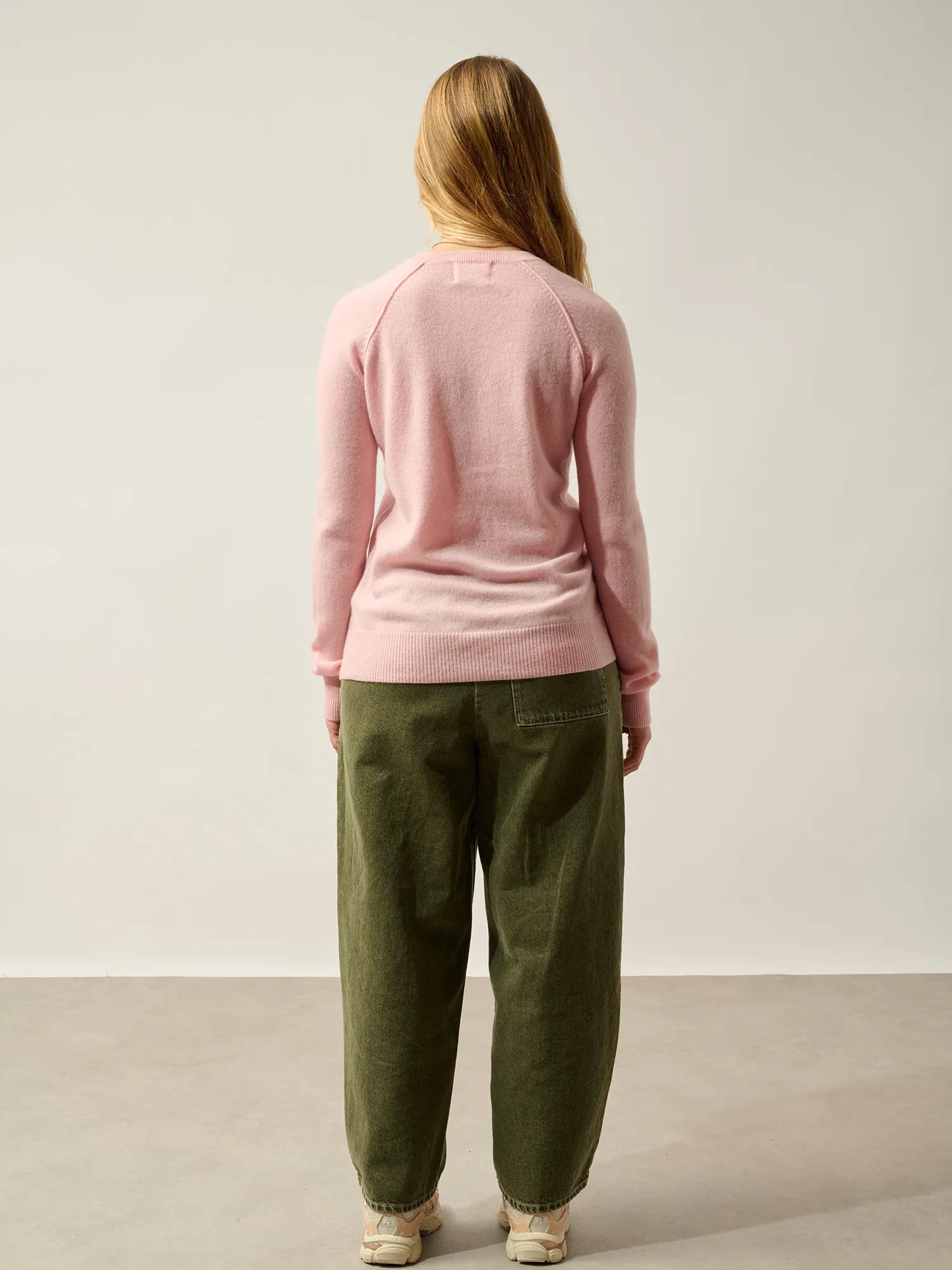 ETRET Pullover Rundhalsausschnitt Ballettrosa