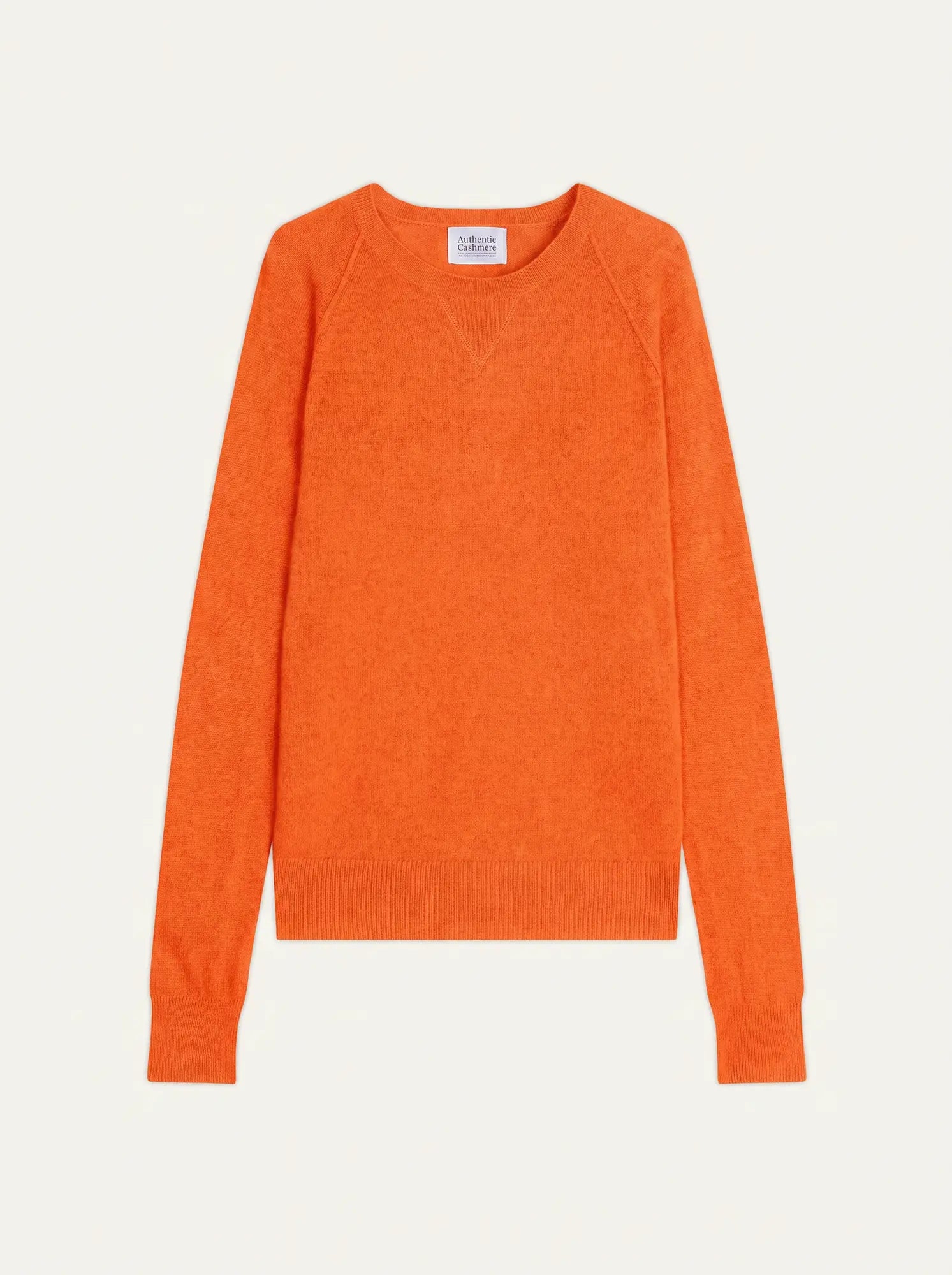 ETRET Sweater Crew Neck Neon Orange