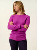 ETRET Sweater Crew Neck Neon Purple