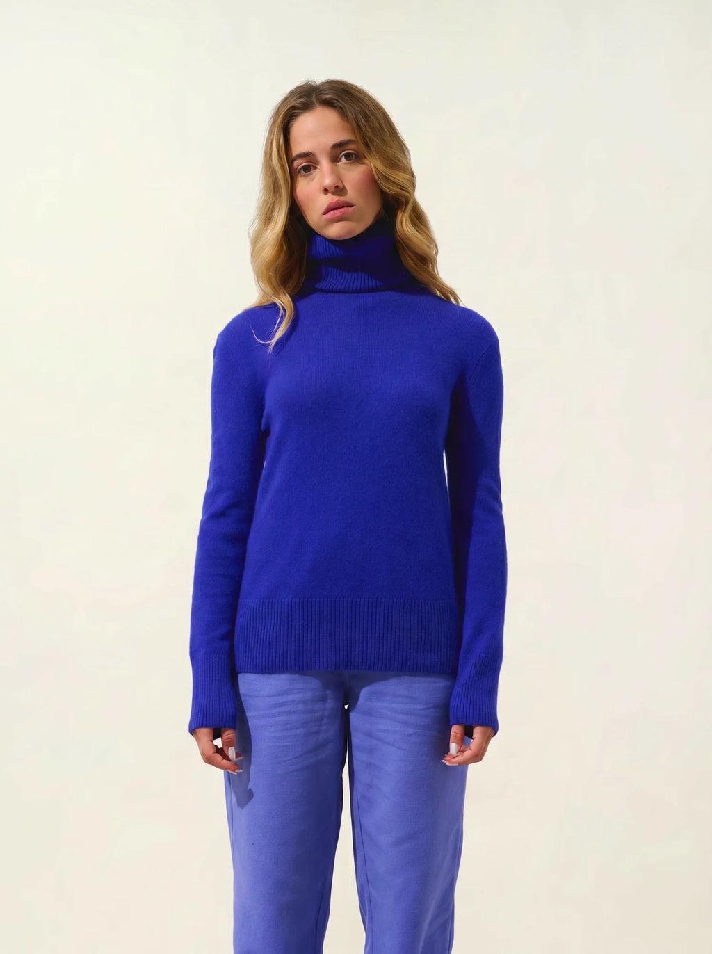 FORNET Pullover Rollkragen Indigo
