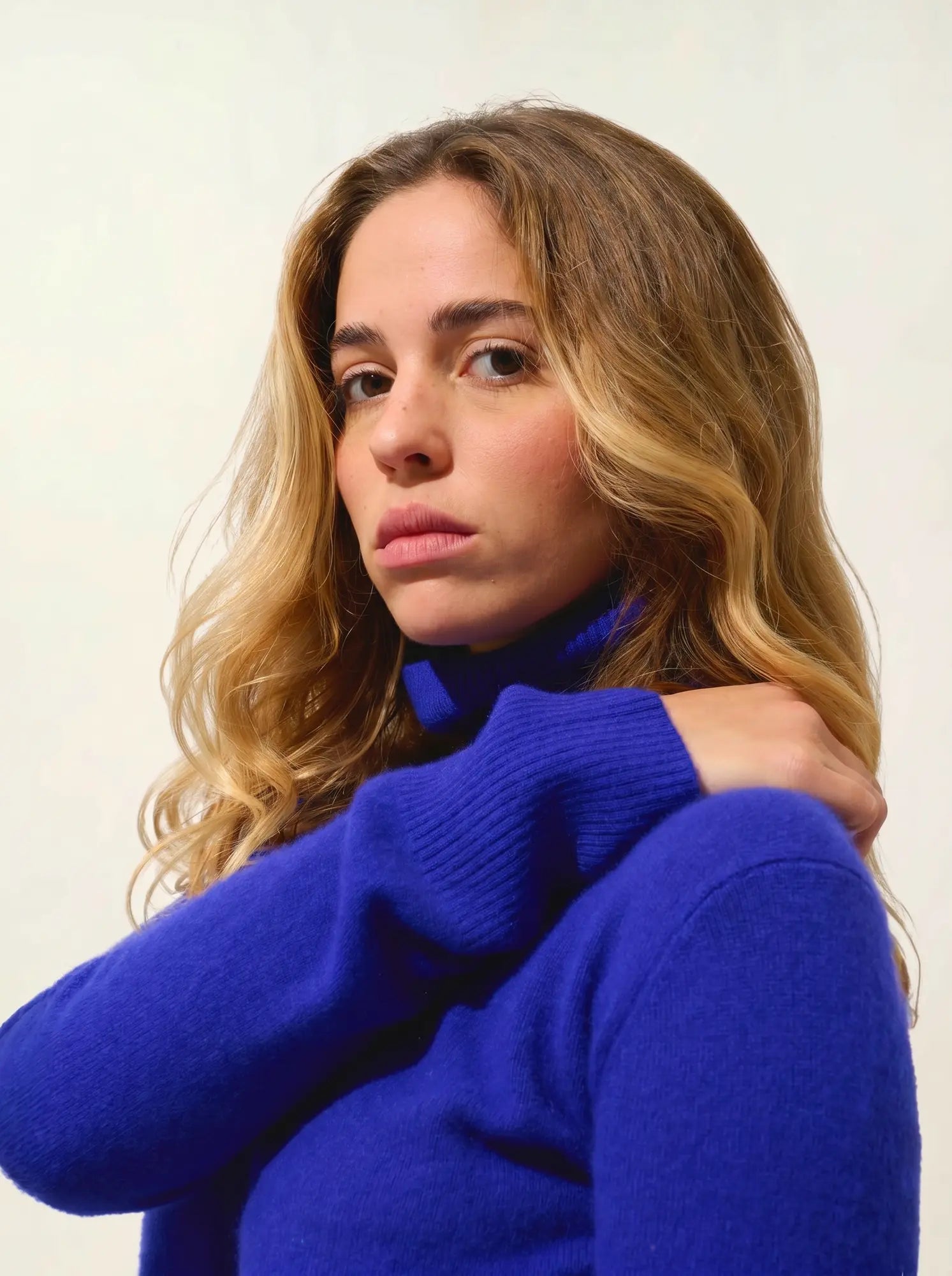 FORNET Pullover Rollkragen Indigo