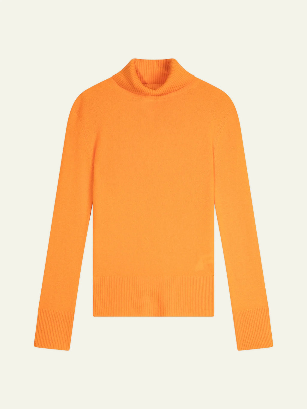 FORNET Pullover Rollkragen Neonmandarine