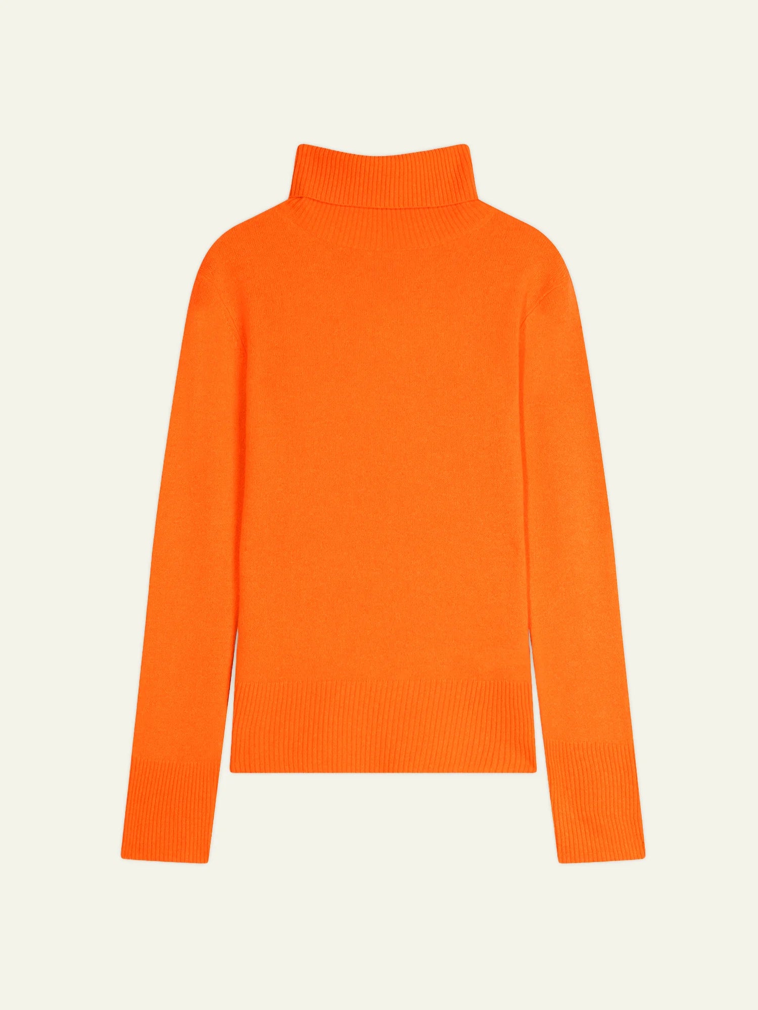 FORNET Pullover Rollkragen Neonorange