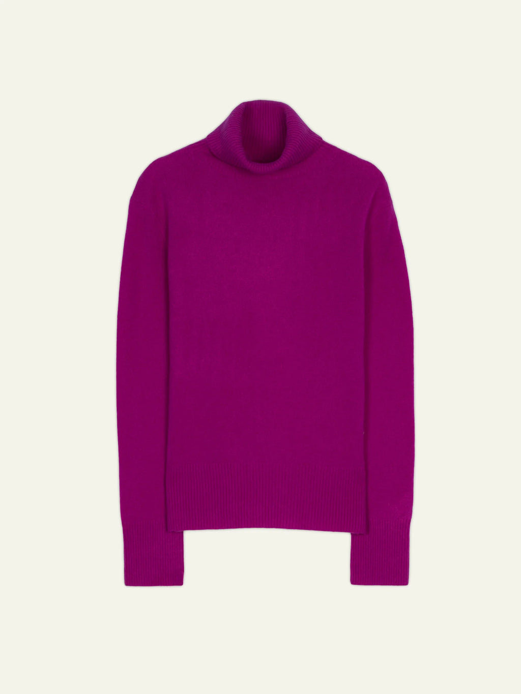 FORNET pull col roulé violine