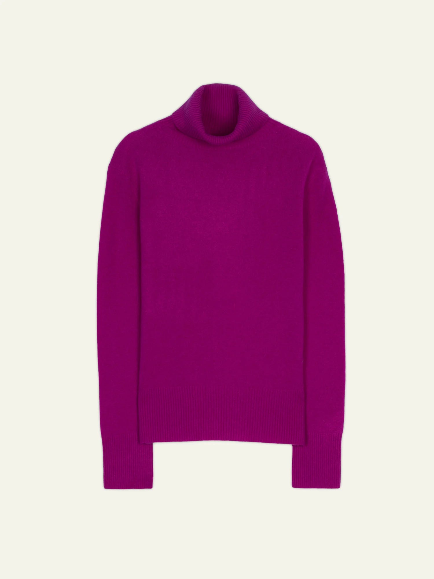 FORNET pull col roulé violine