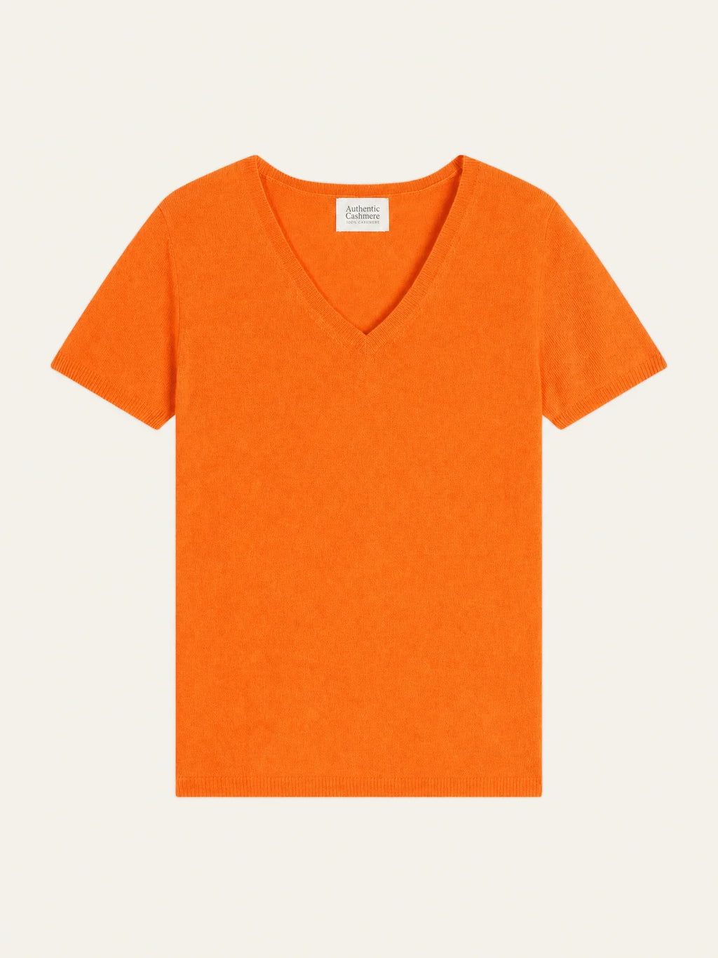 KALI t-shirt v-neck neon orange