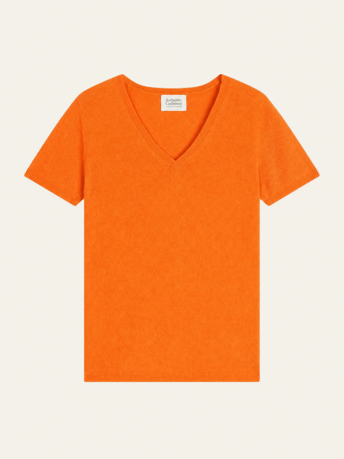 KALI t-shirt v-neck neon orange