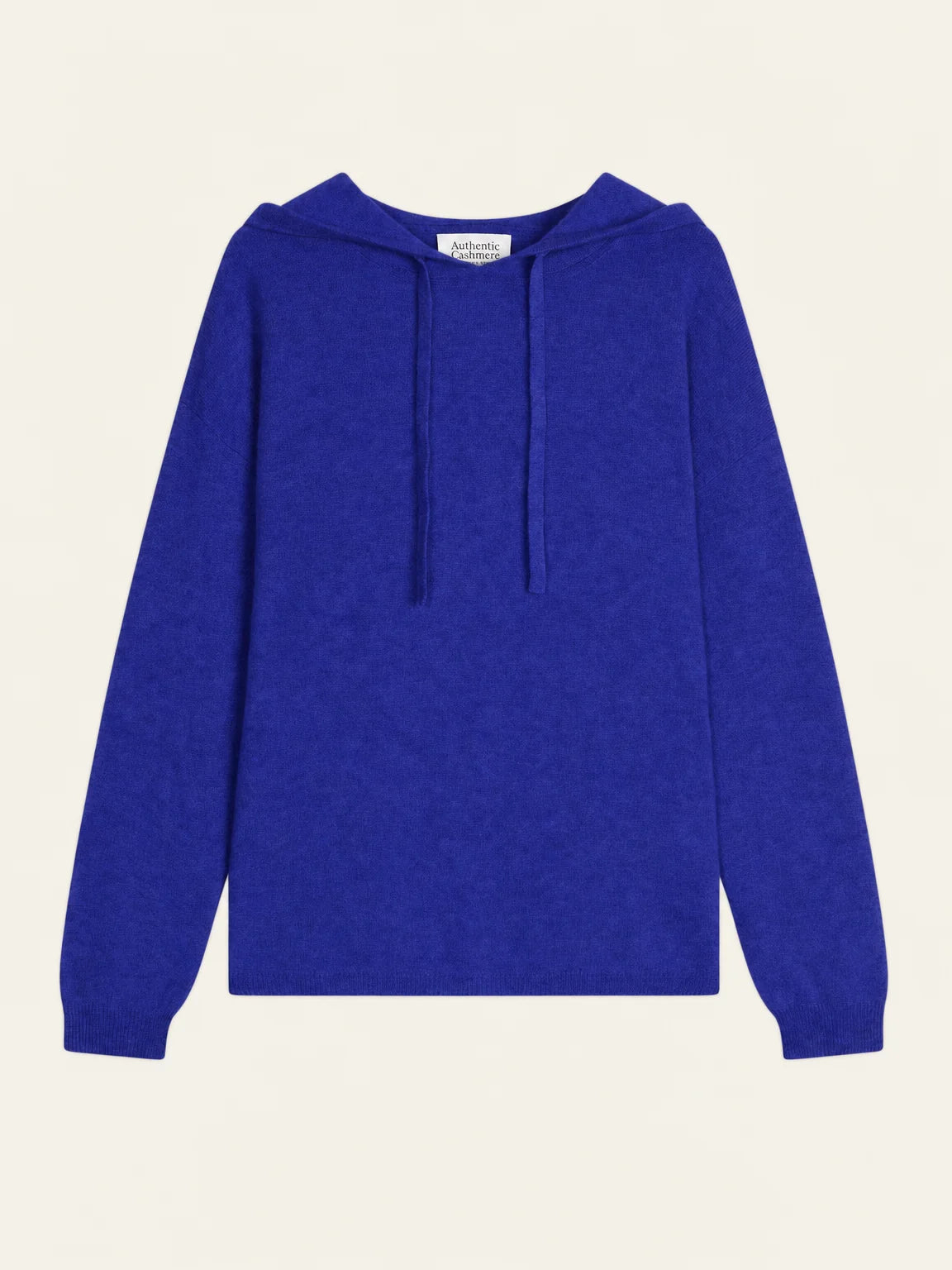 DORTE pullover mit kapuze indigo