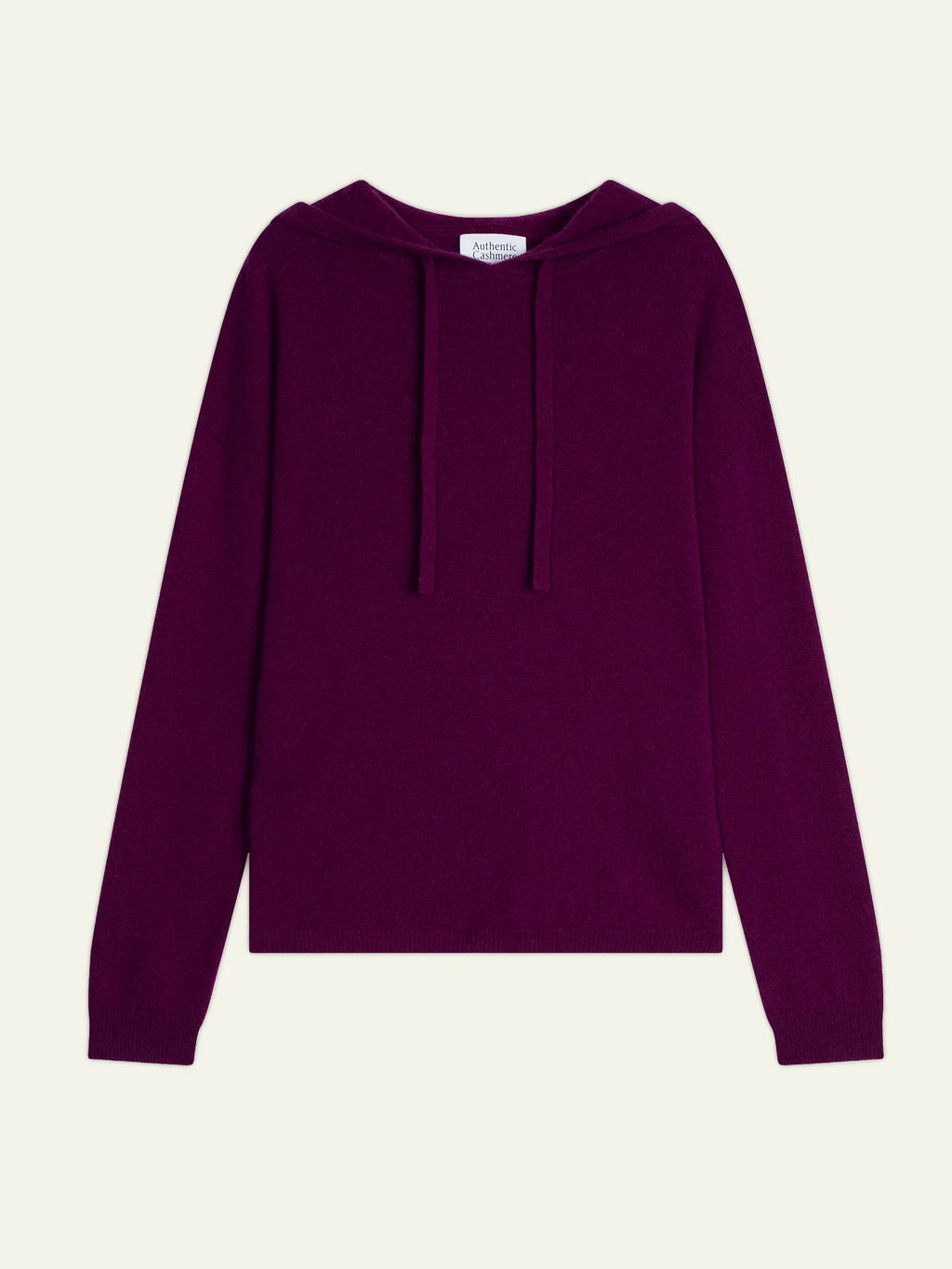 DORTE Pullover mit Kapuze Pflaumenblau
