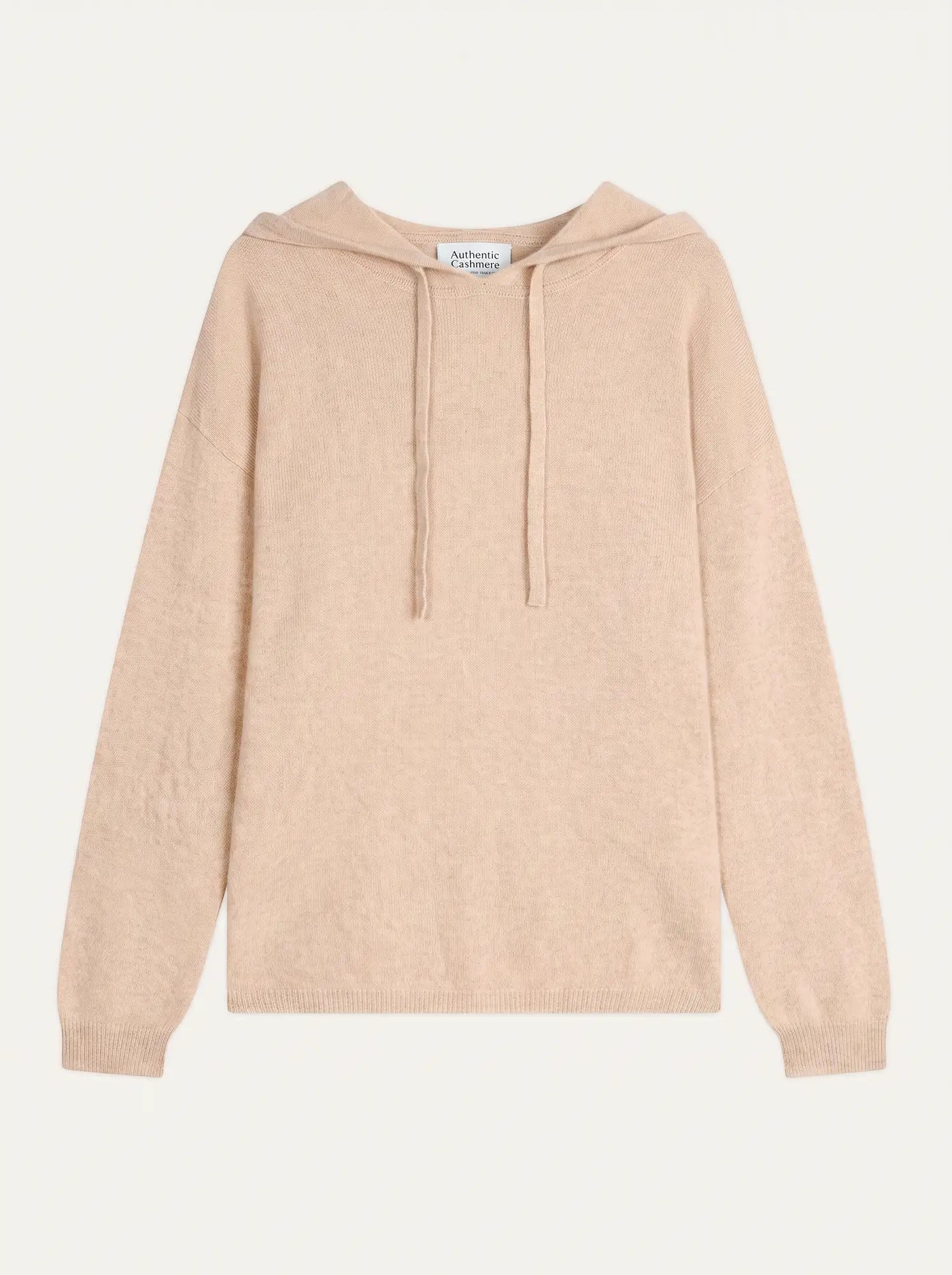 DORTE pull capuche sable