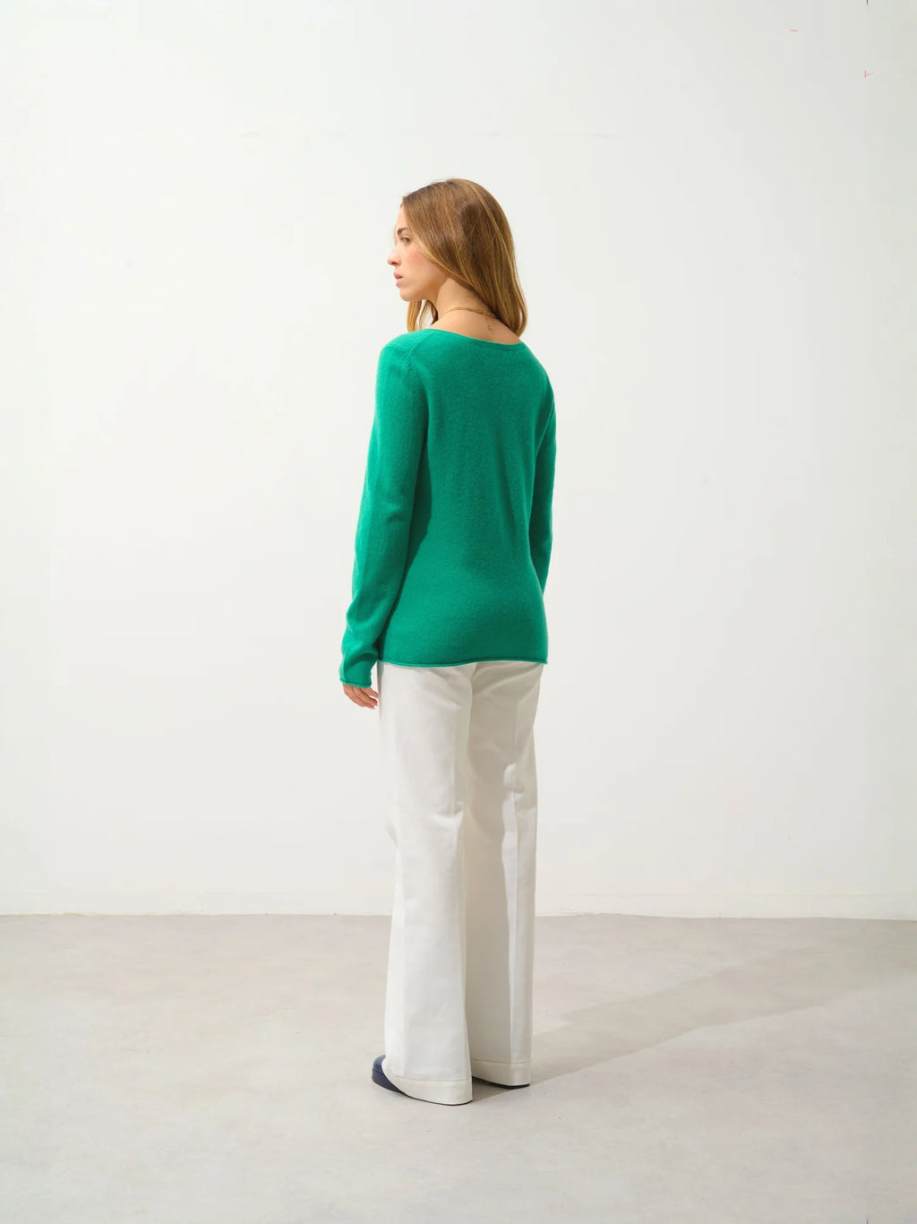 BODMIN Pullover Henley-Ausschnitt Minzgrün