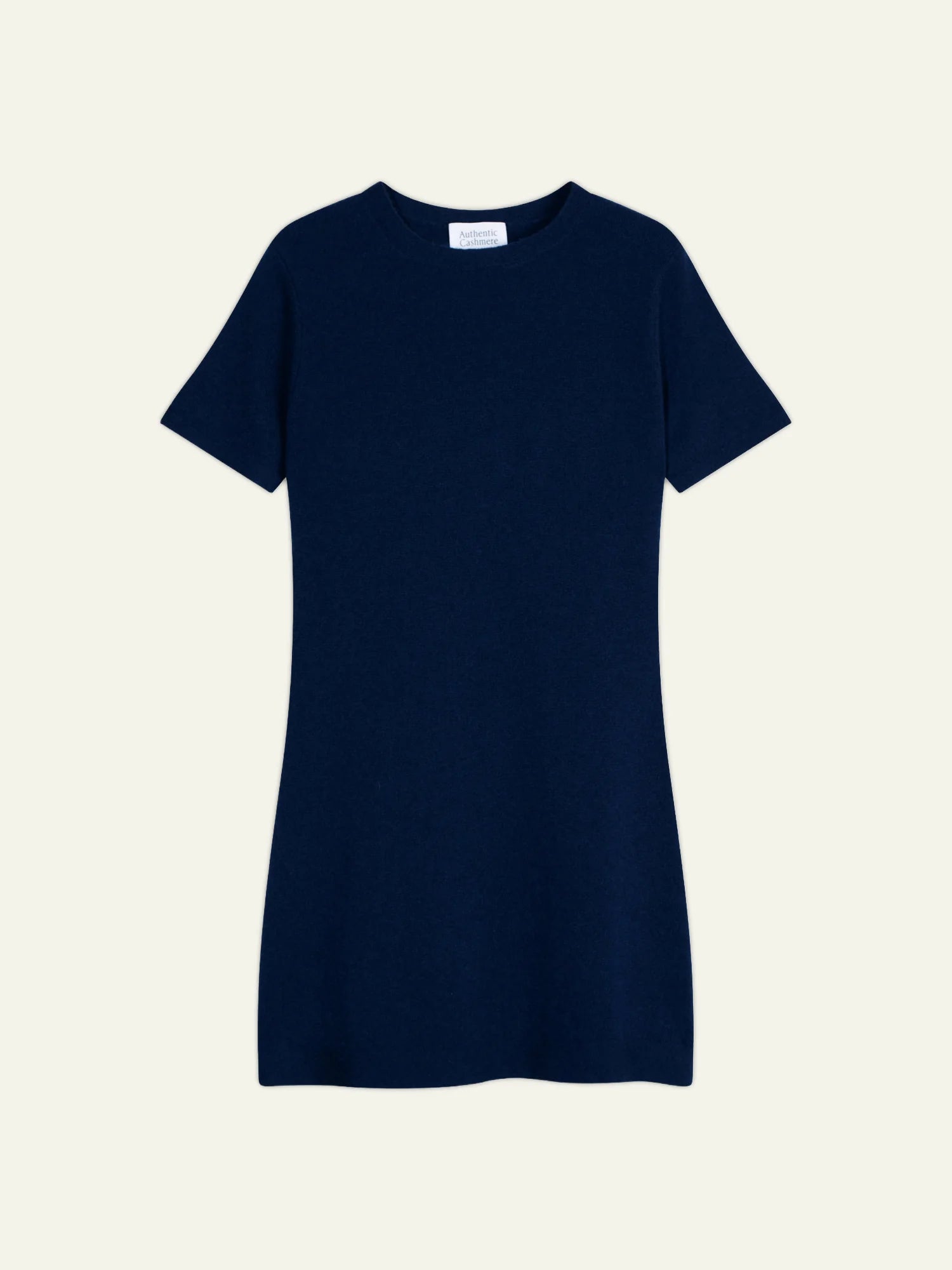 LYNN dress crew neck short sleeve midnight