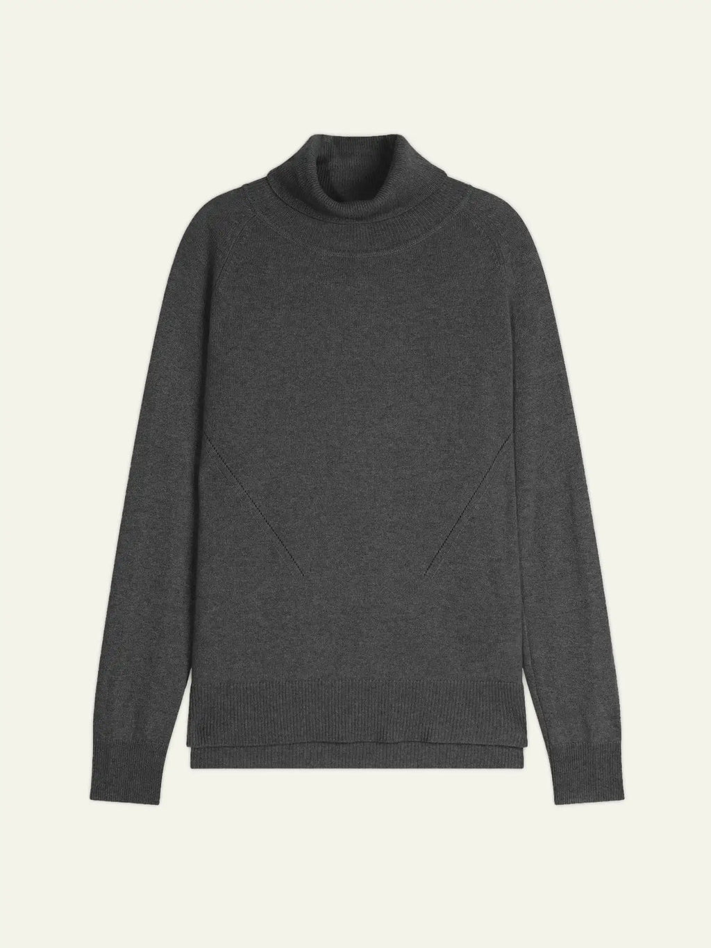 MADELINE pullover rollkragen anthrazit meliert
