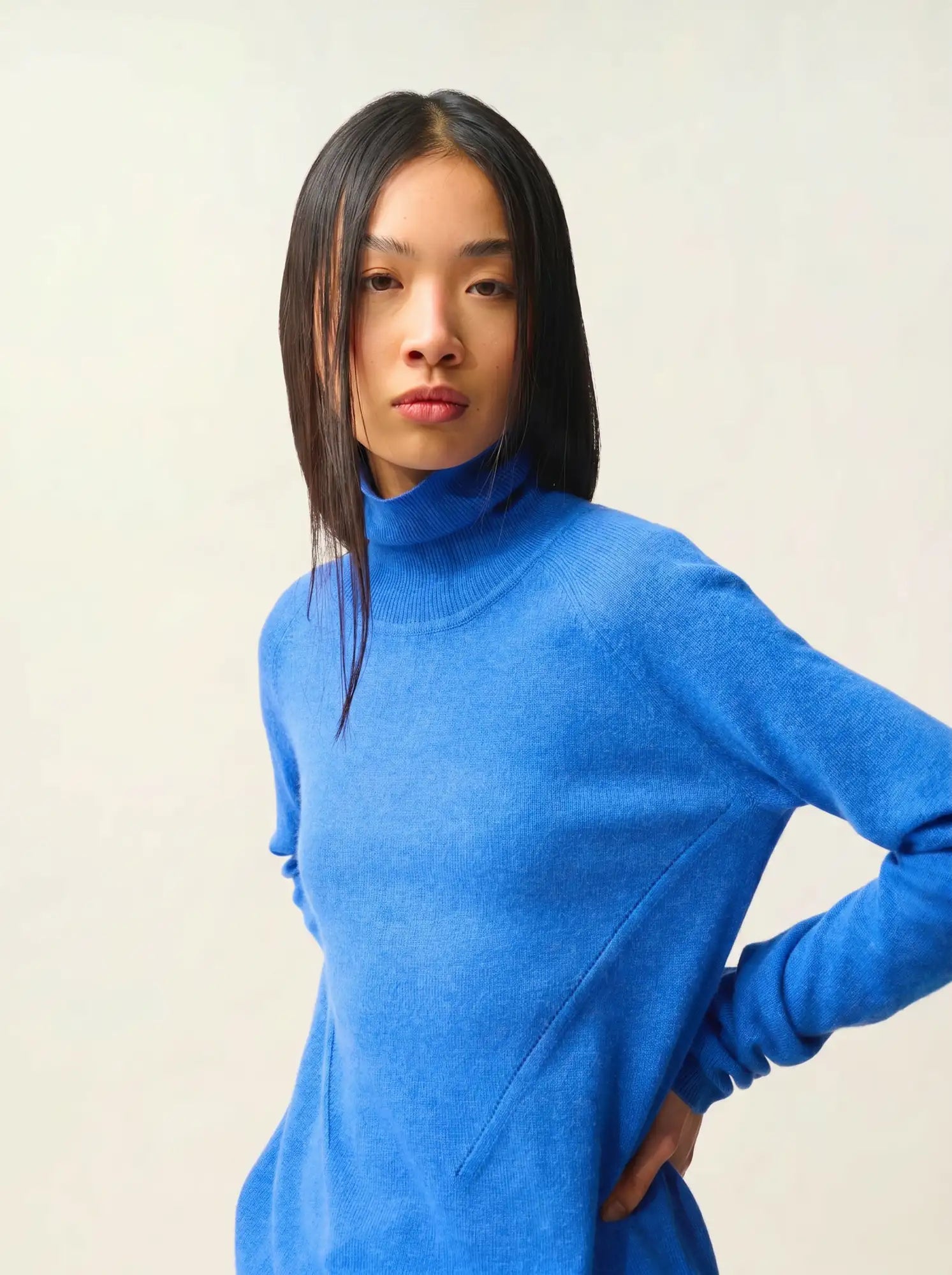 MADELINE pullover rollkragen elektroblau