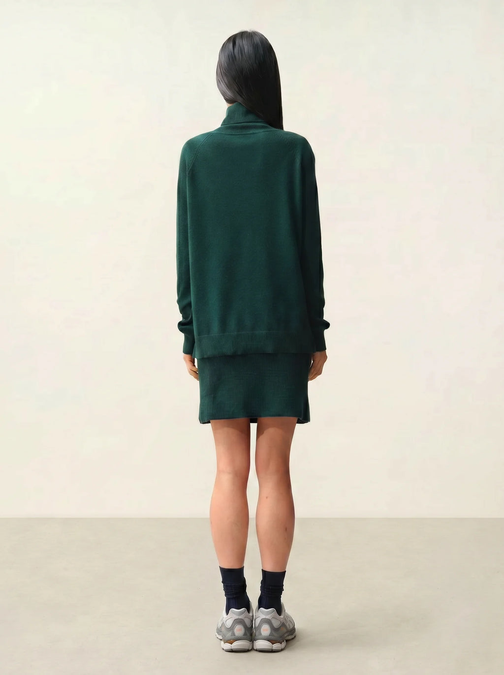 MADELINE pullover rollkragen zypresse
