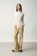 MADELINE pullover rollkragen elfenbein