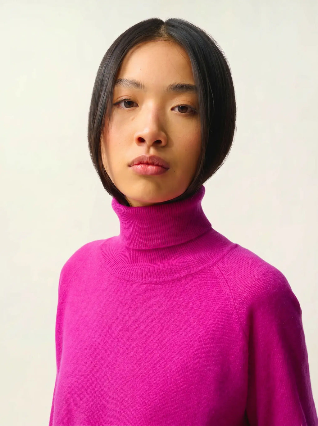 MADELINE pullover rollkragen violine