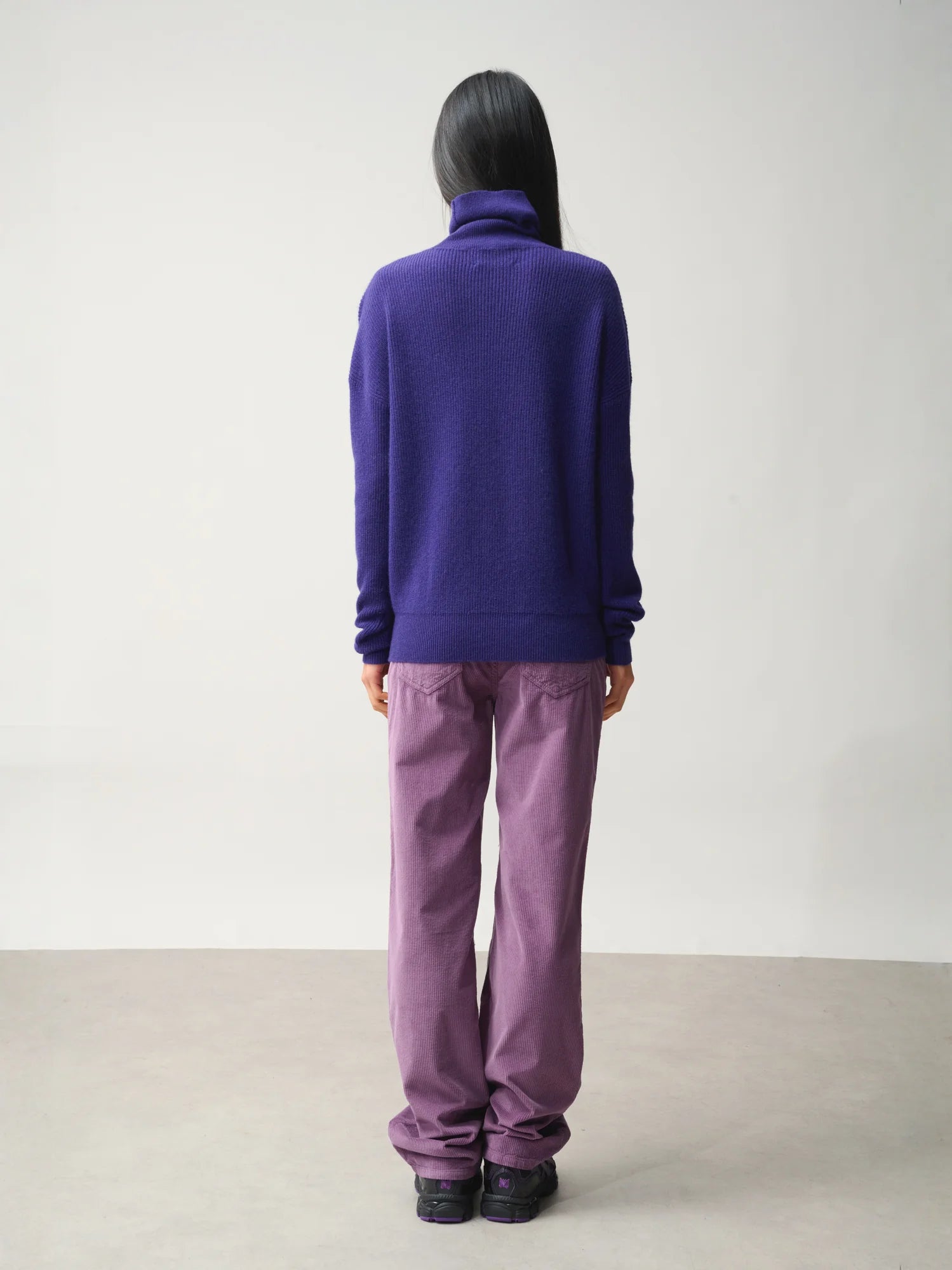 ROXANE pullover rollkragen violett