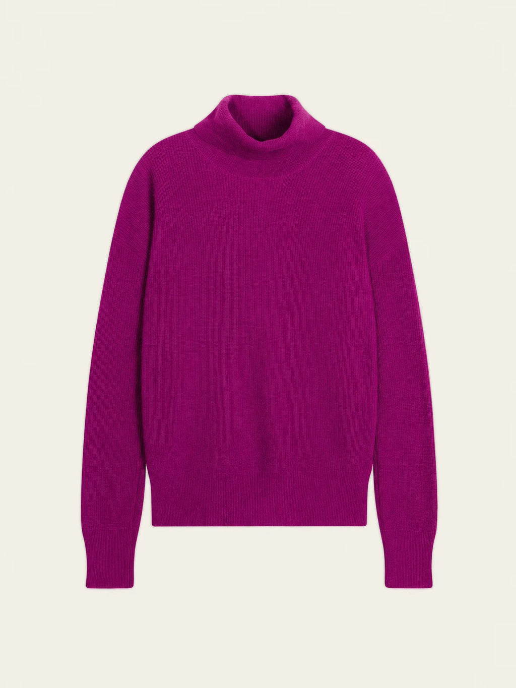 ROXANE pullover rollkragen violine