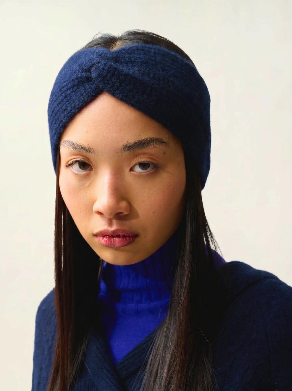 RISTO Headband 8 Ply Navy