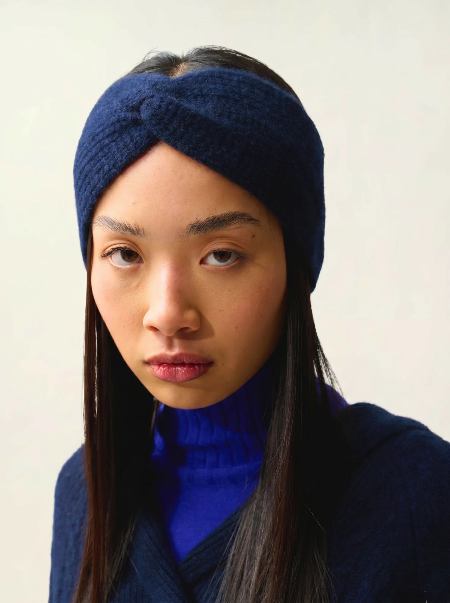 RISTO headband 8 ply navy