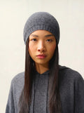 STEFANA beanie 4 ply heather charcoal