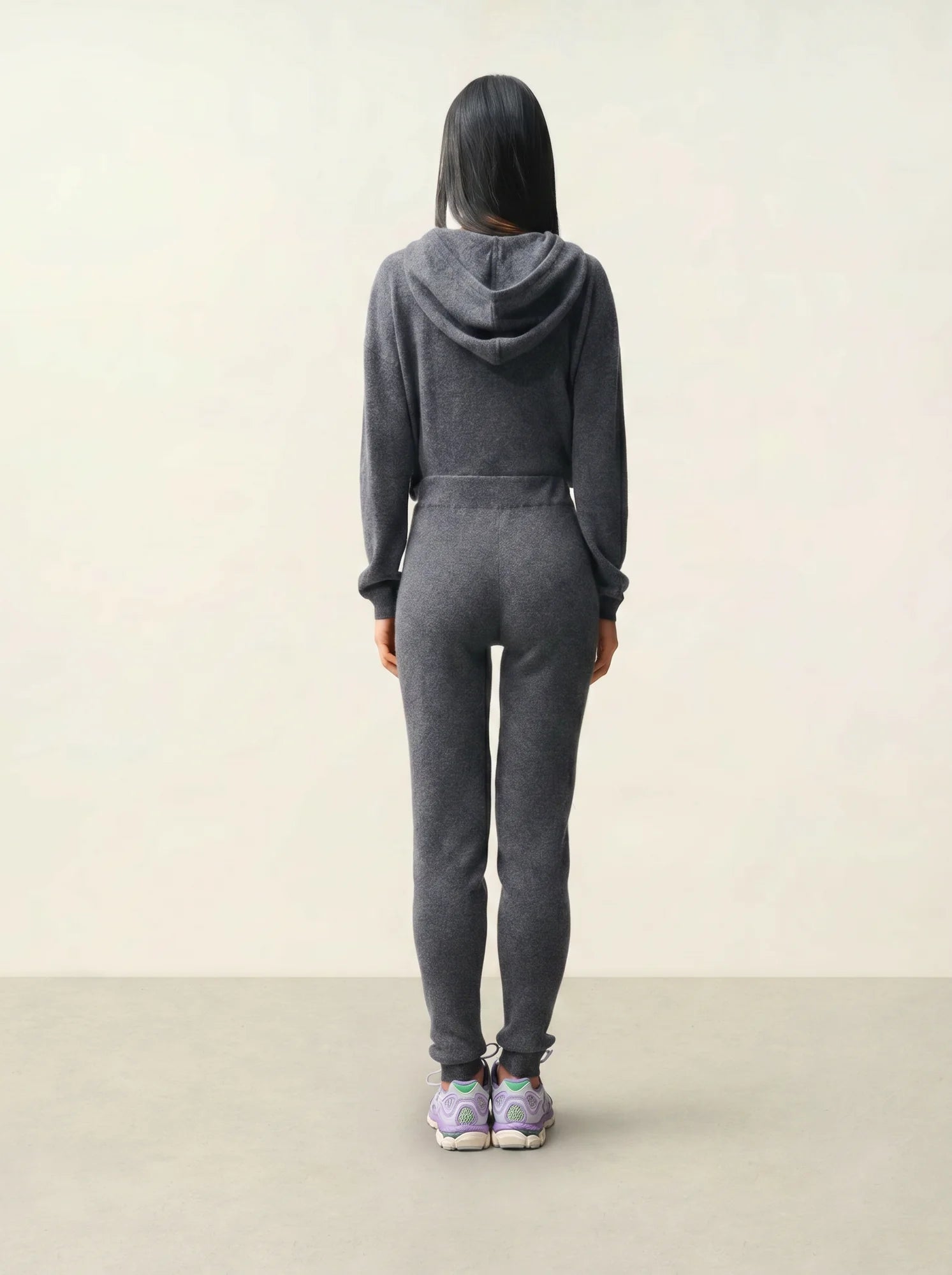 ANIKA jogging anthracite chiné