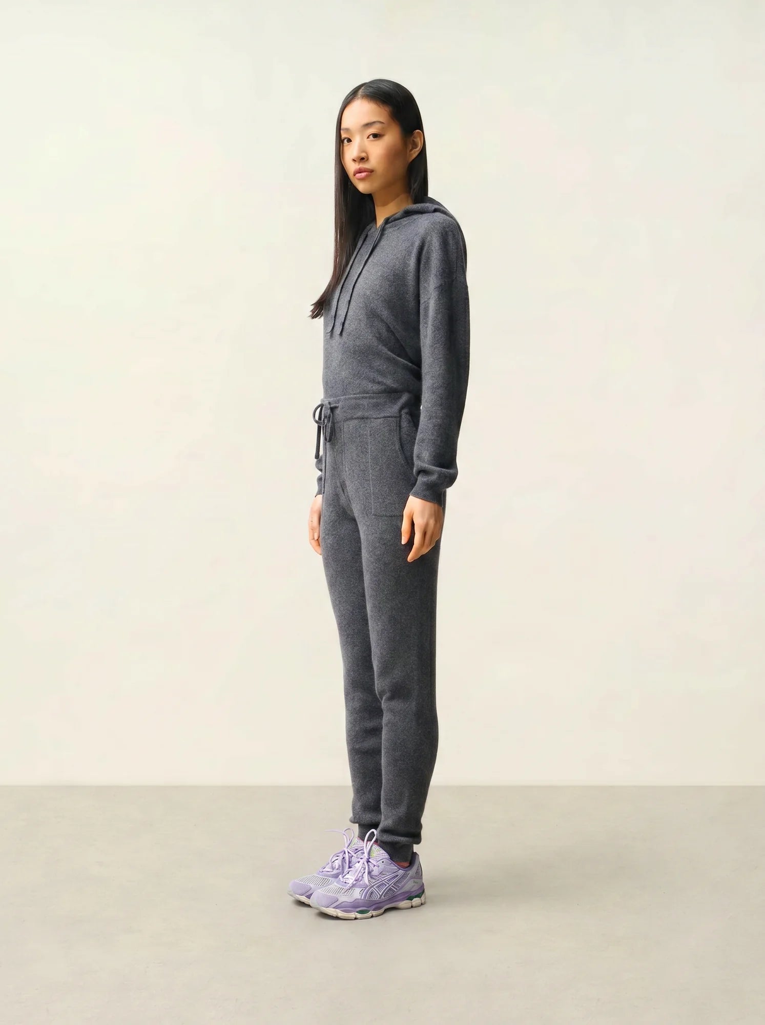 ANIKA jogging anthracite chiné