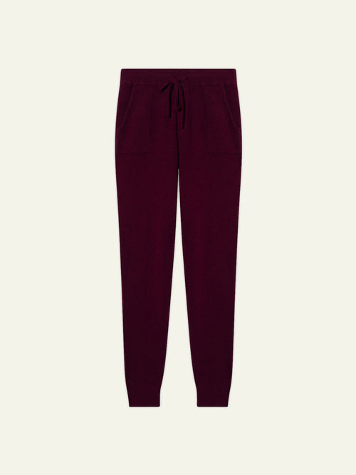 ANIKA Joggers Burgundy