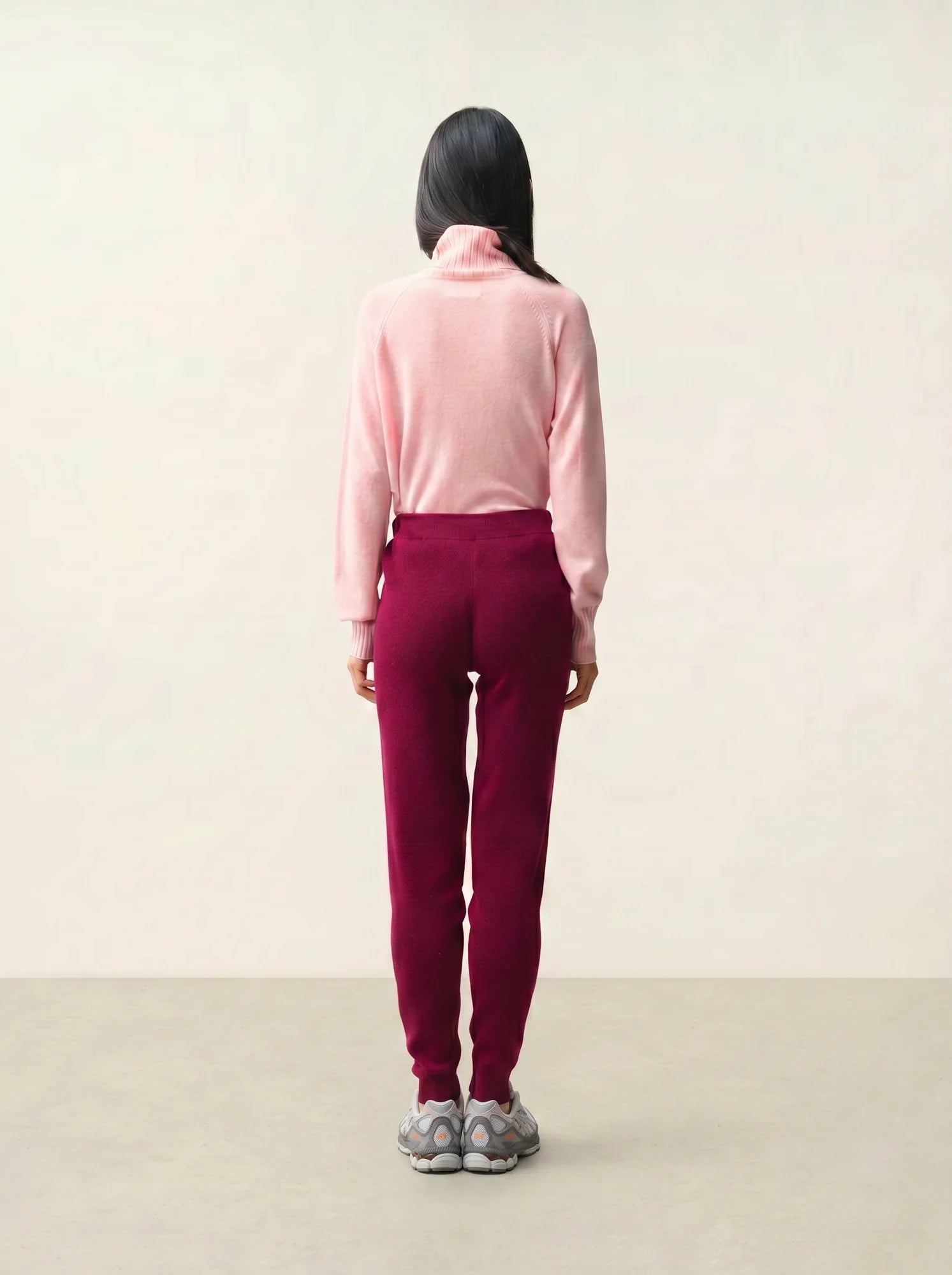 ANIKA jogginghose bordeaux