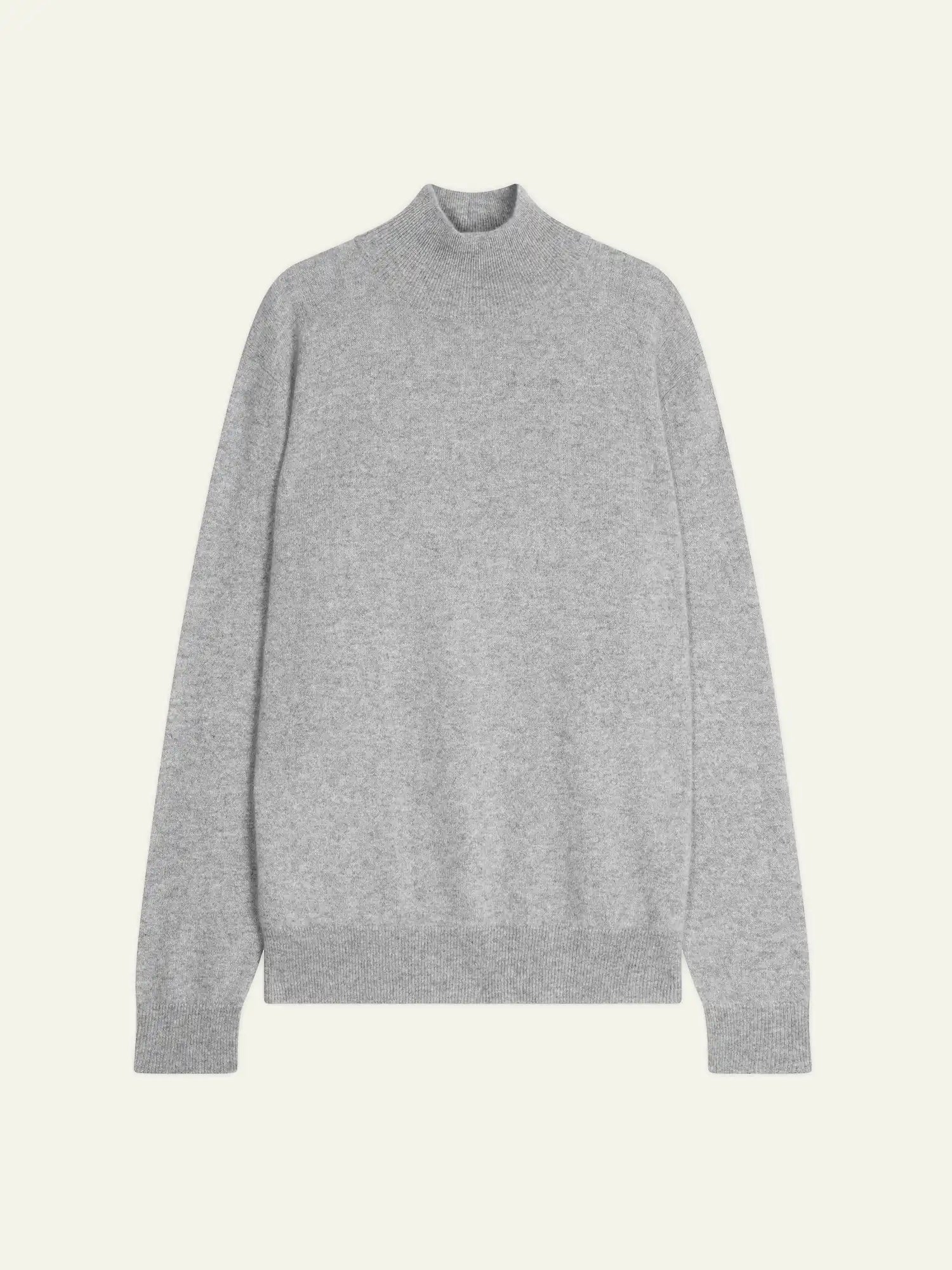 LASYA sweater mock neck heather cloud