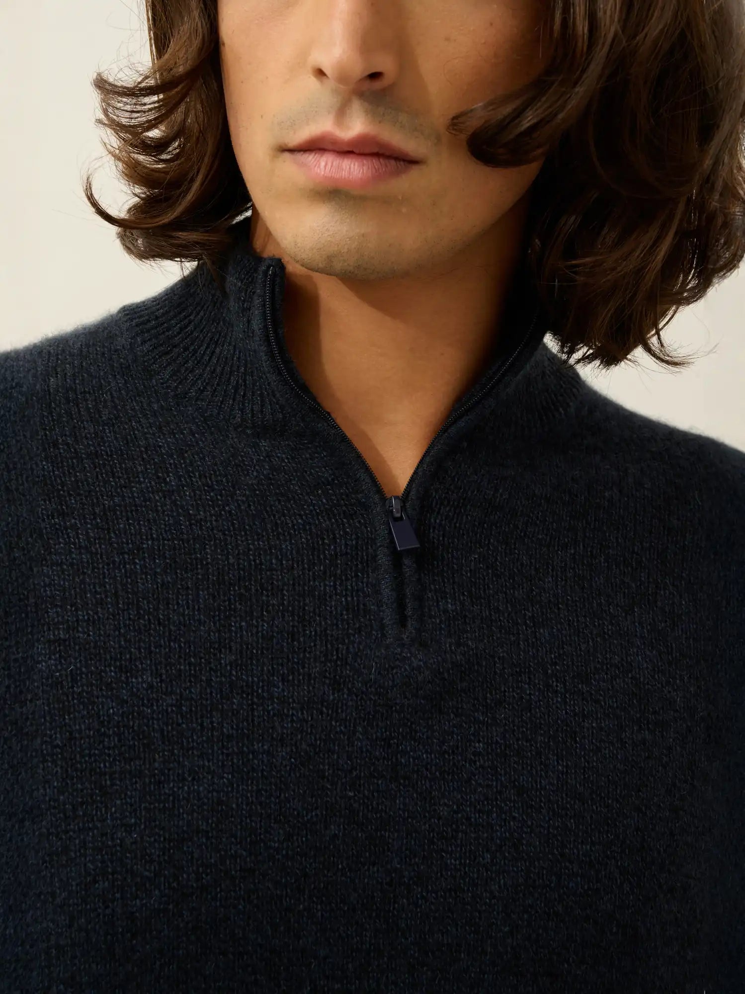 LYNA pull camionneur 4 fils caviar