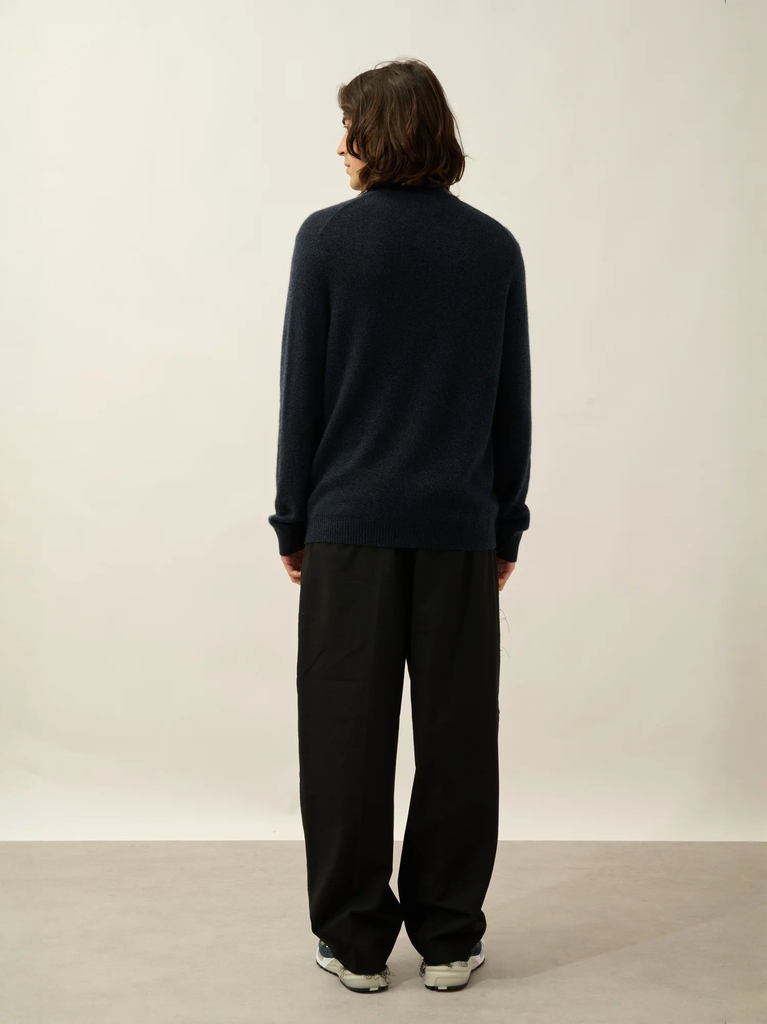 LYNA pull camionneur 4 fils caviar