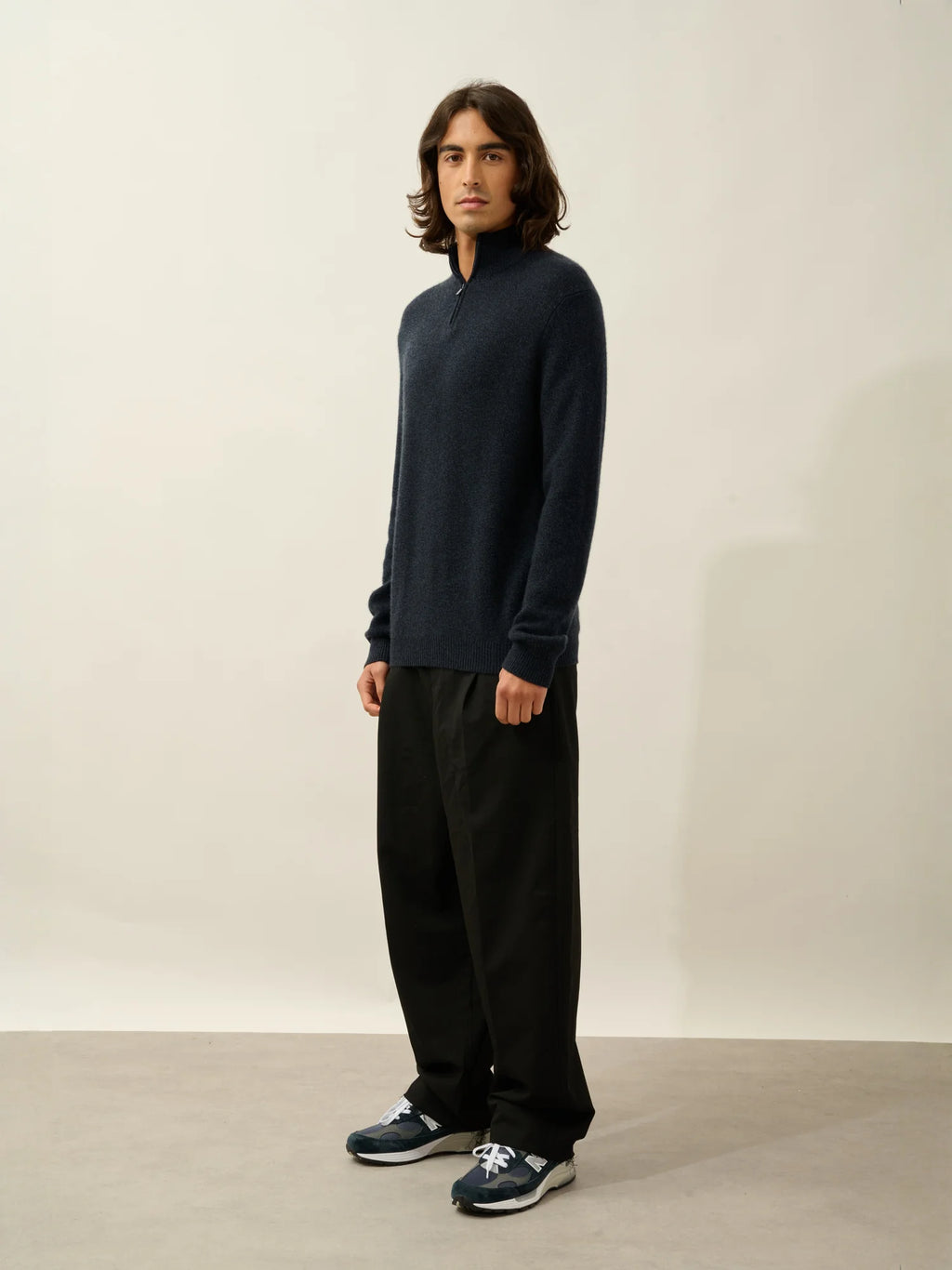 LYNA pull camionneur 4 fils caviar