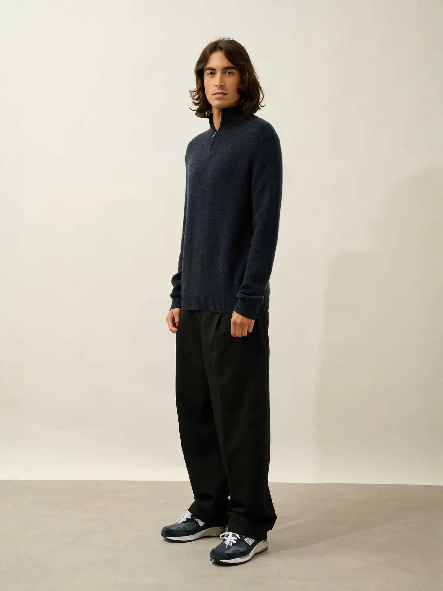 LYNA pull camionneur 4 fils caviar