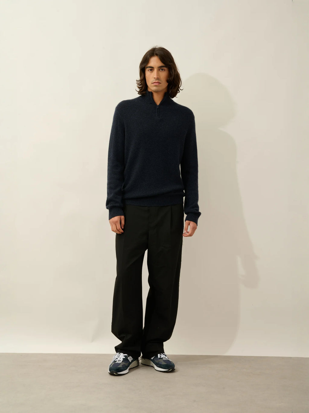 LYNA pull camionneur 4 fils caviar