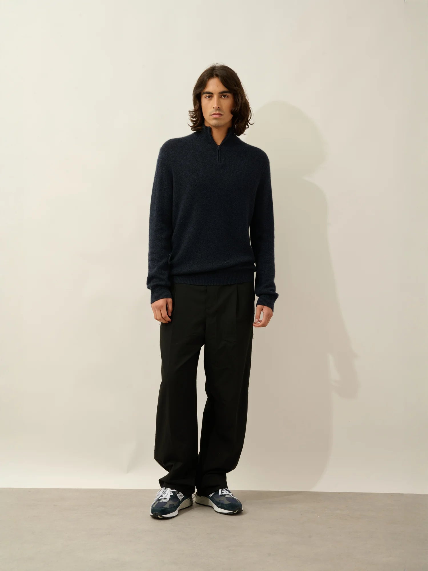 LYNA pull camionneur 4 fils caviar