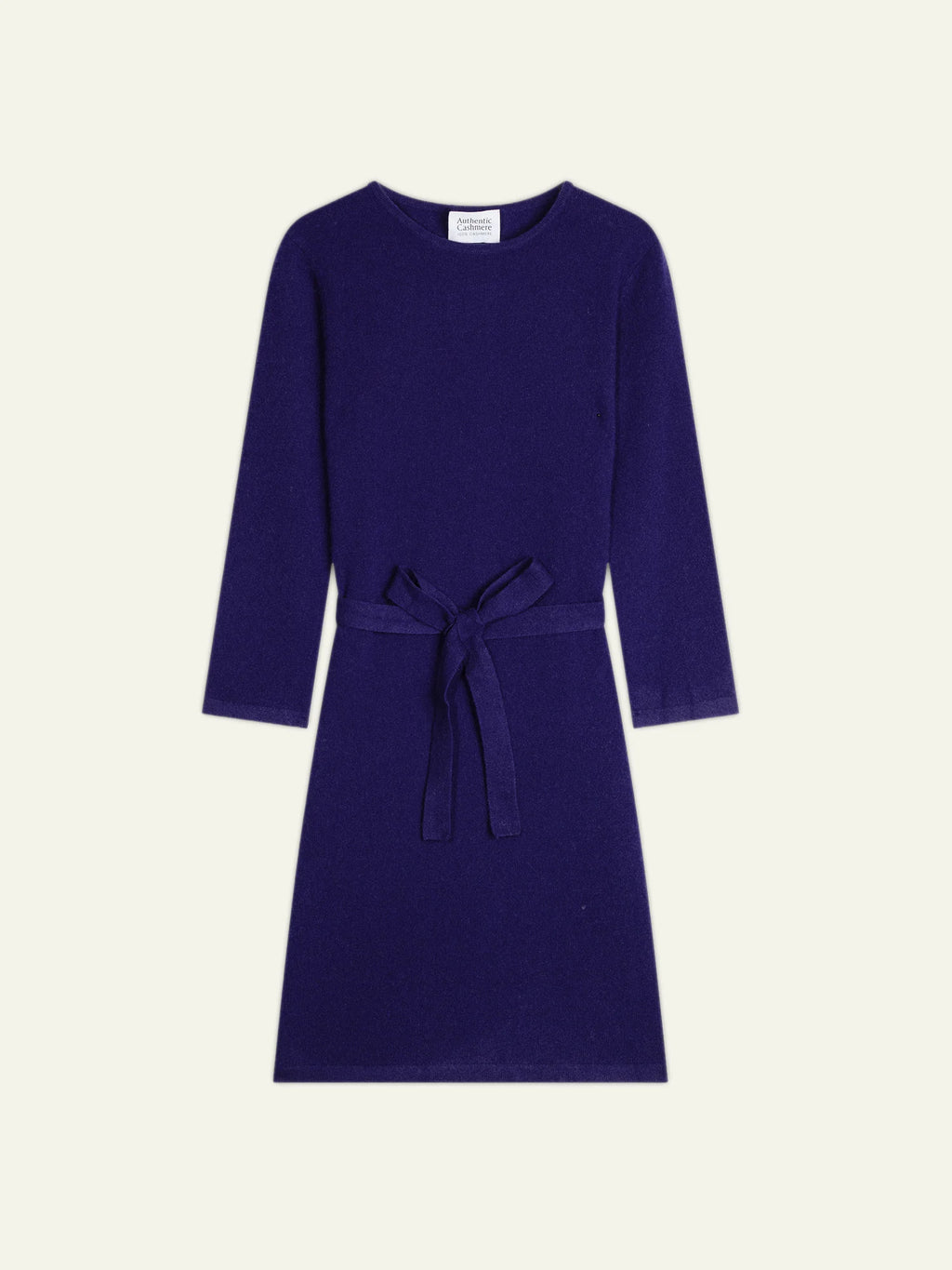 CONISTON kleid rundhalsausschnitt mit gürtel violett