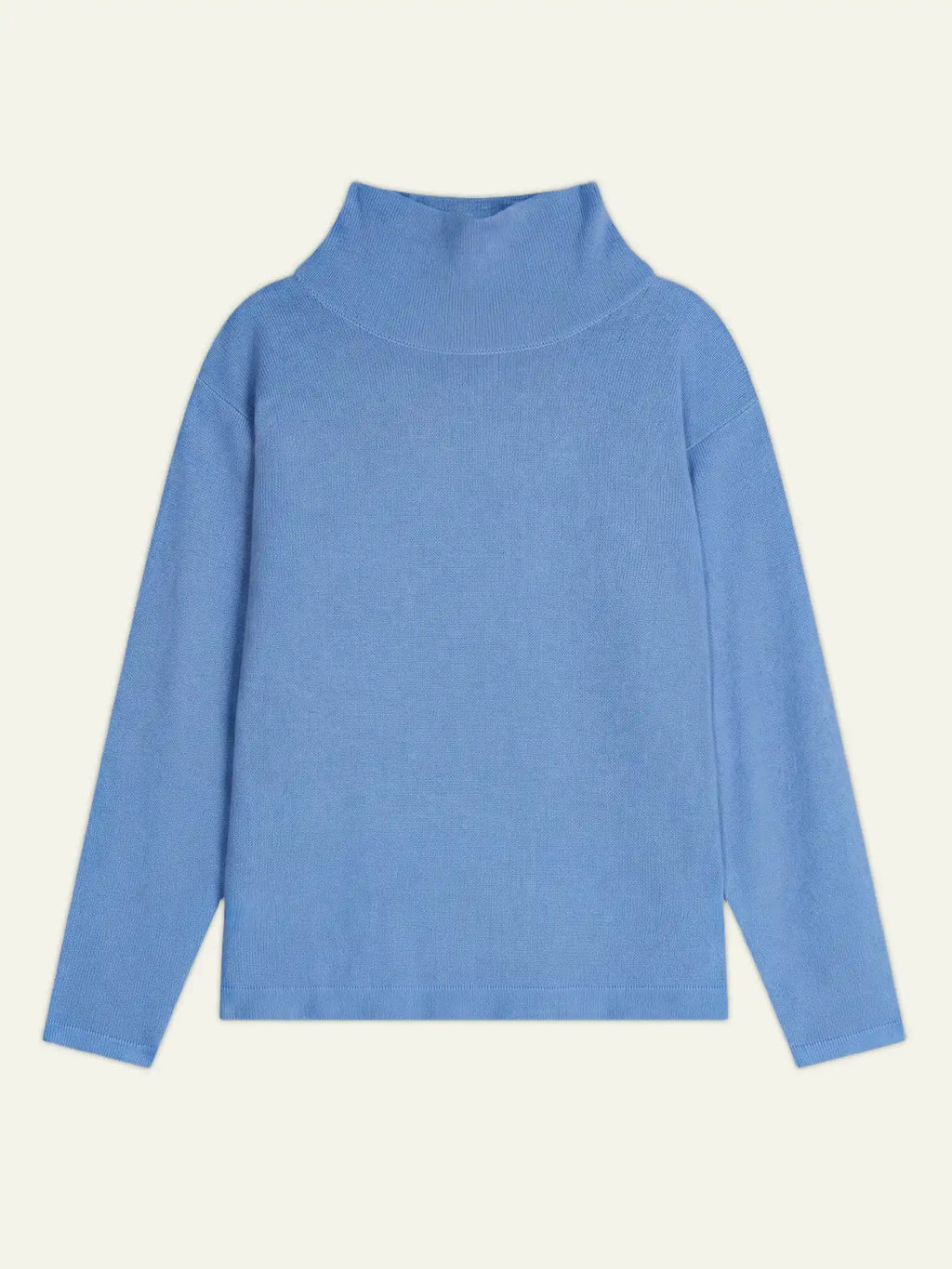 CHEVIOT pull col montant bénitier bleu bébé