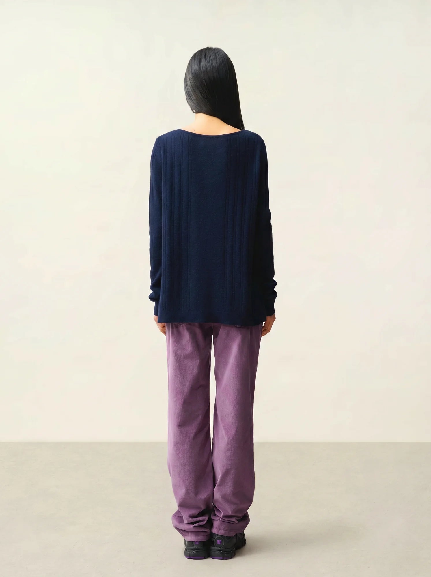 DIANA pull col bateau bleu marine