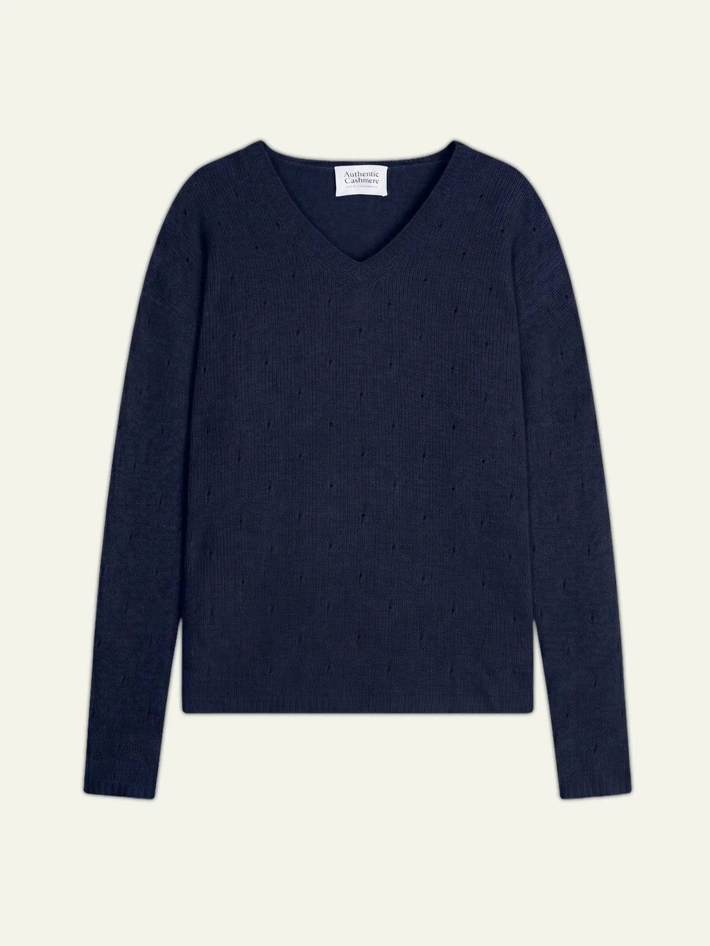 DOTY pullover v-ausschnitt 4-fädig marineblau