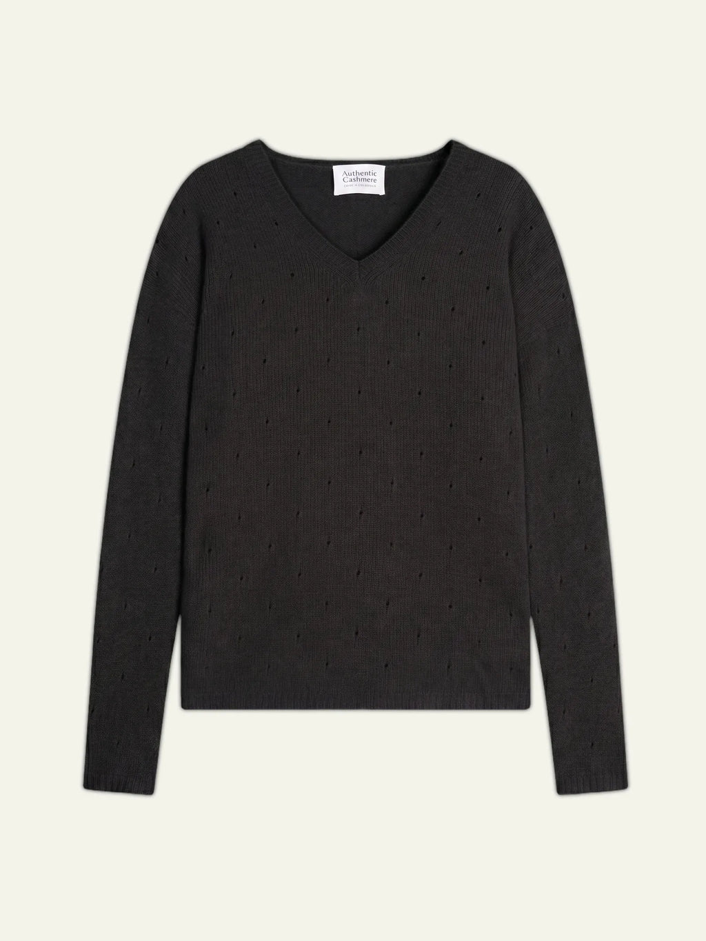 DOTY pullover v-ausschnitt 4-fädig schwarz