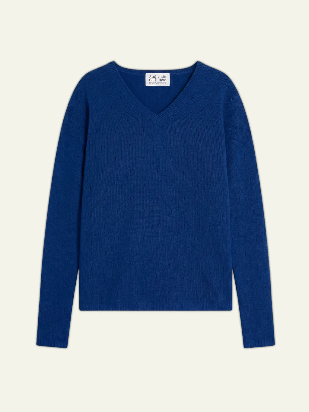 DOTY Pullover V-Ausschnitt 4-fädig Ultramarin