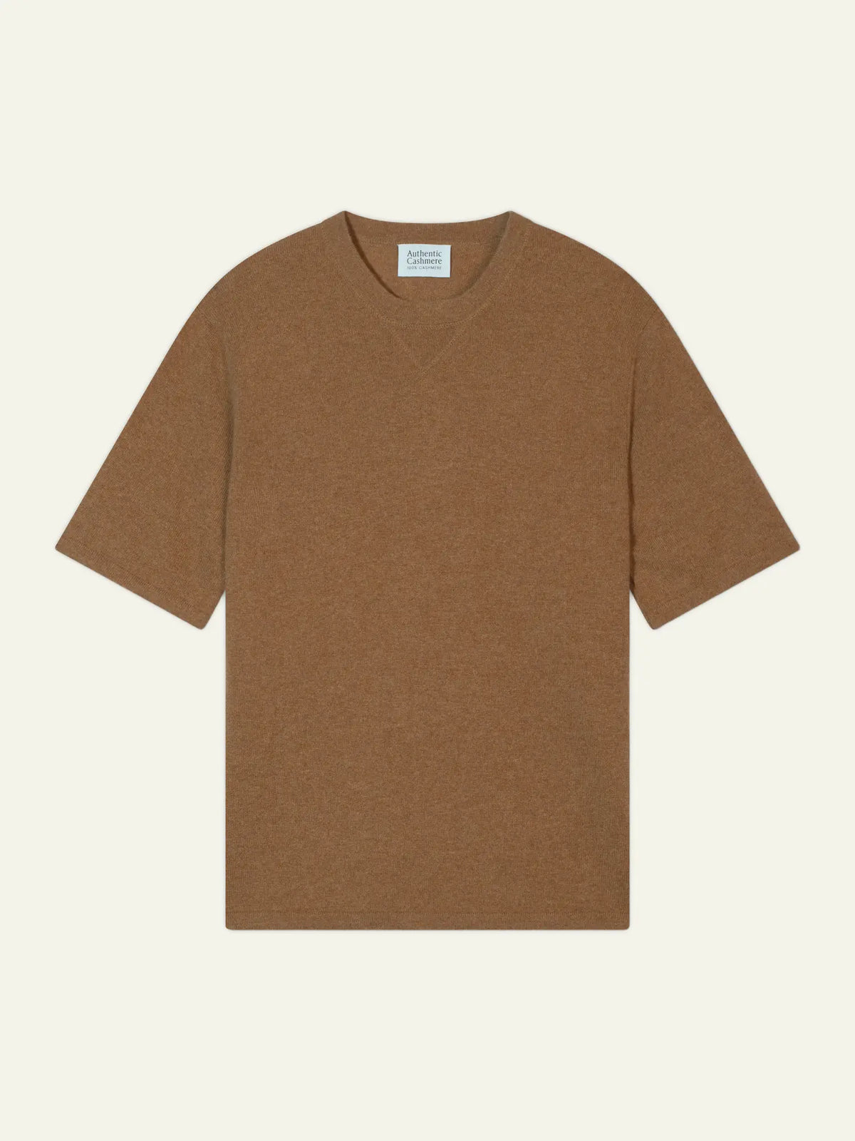 MAYA T-Shirt Crew Neck Hazelnut